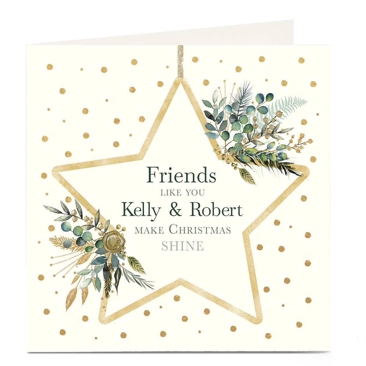 Personalised Christmas Card - Friends Like You...