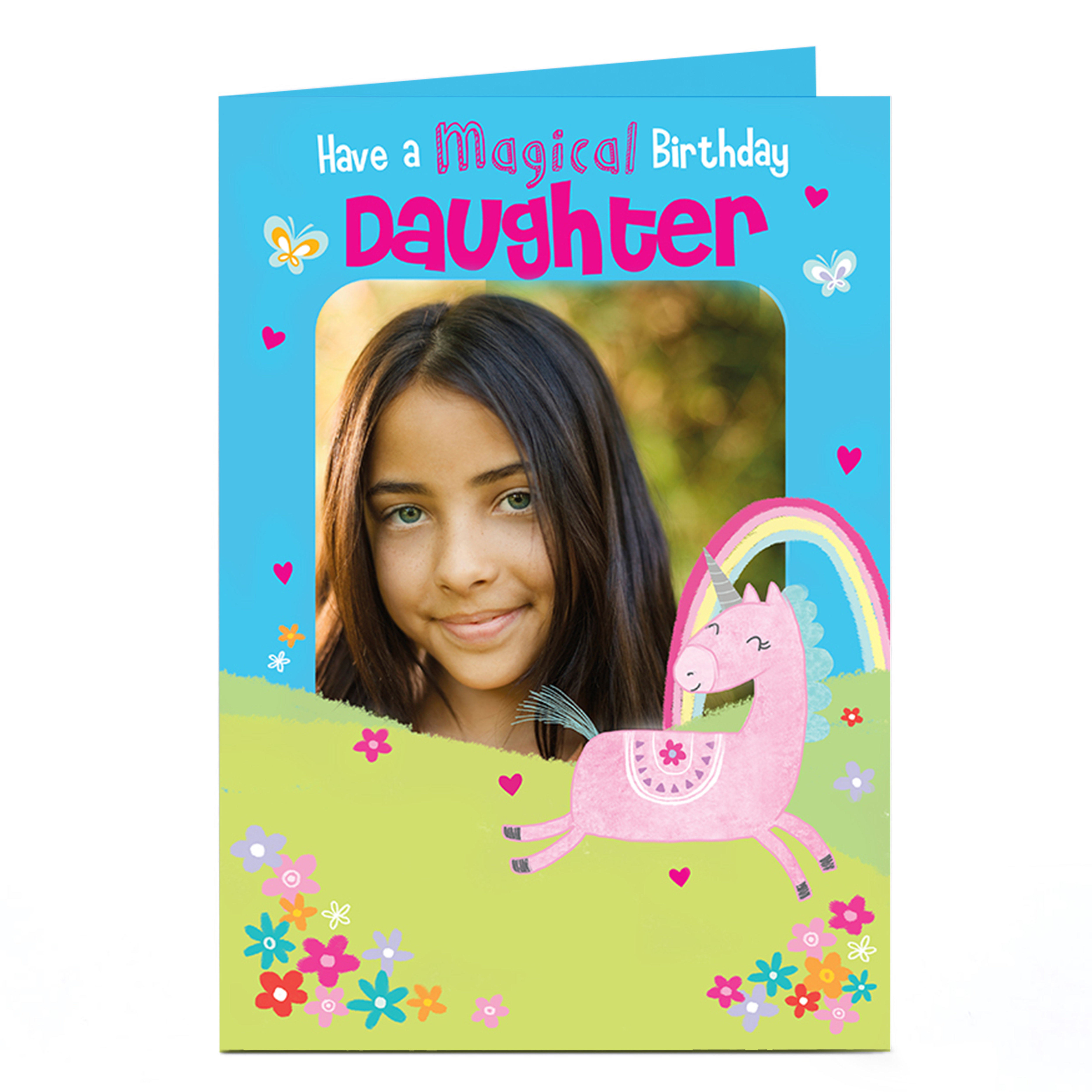 Photo Birthday Card - Daughter, Magical Birthday