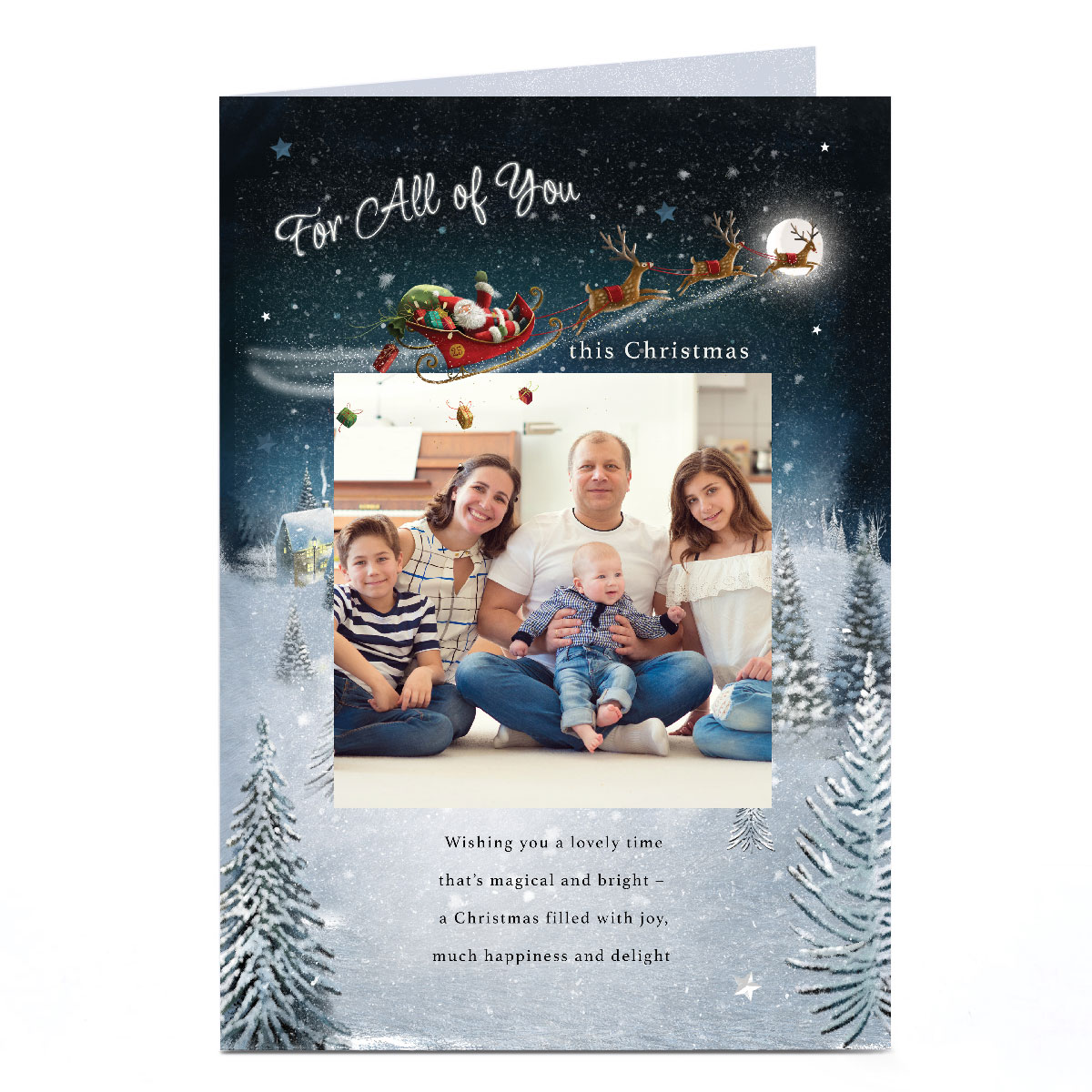 Photo Christmas Card - For All Of You This Christmas
