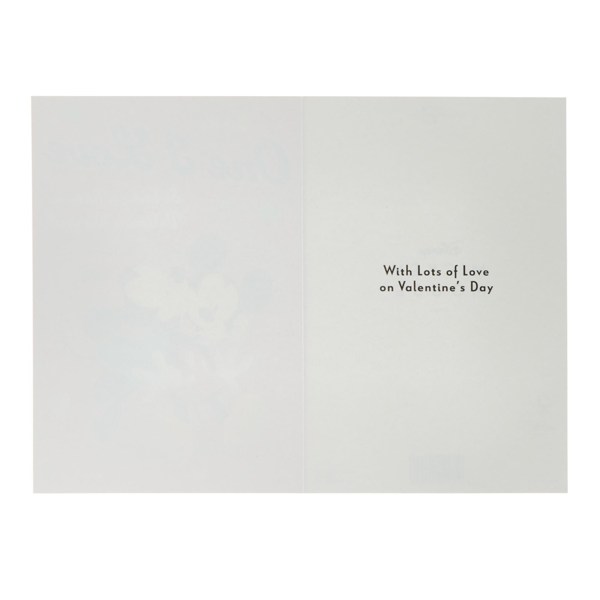 One I love Mickey & Minnie Valentine's Day Card