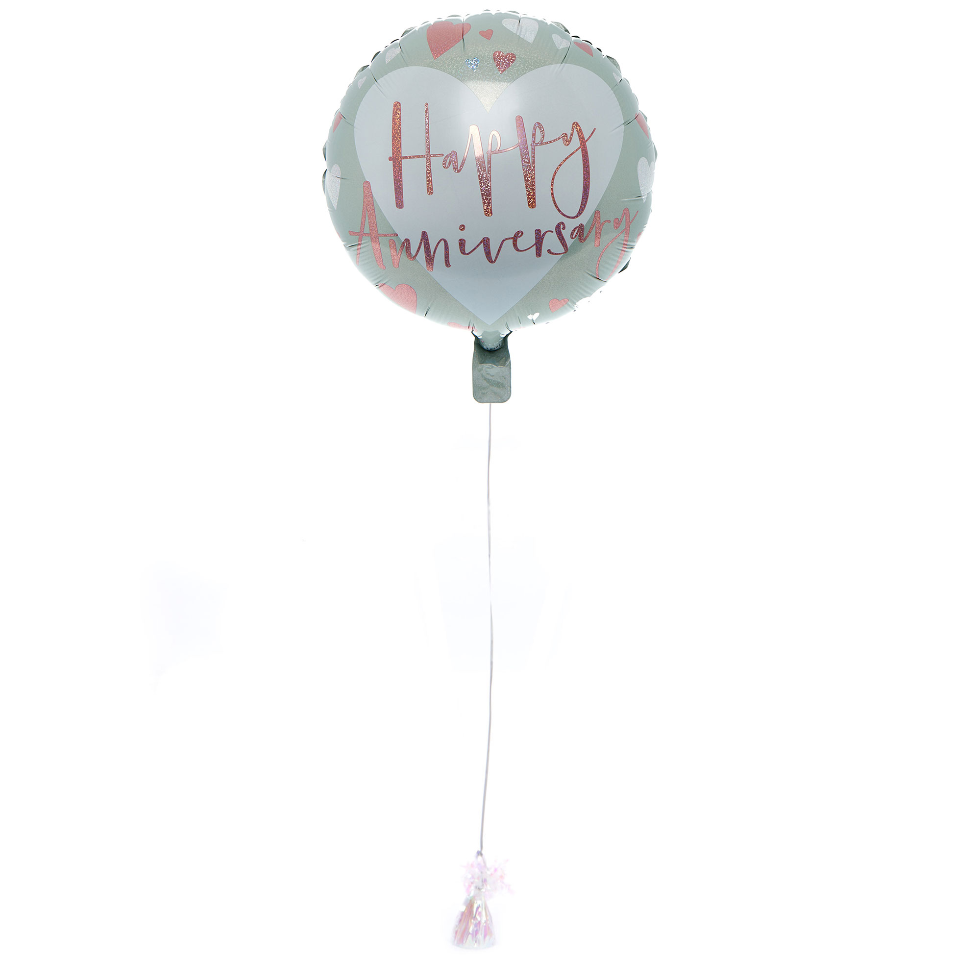 Happy Anniversary Balloon & Lindt Chocolate Box - FREE GIFT CARD!