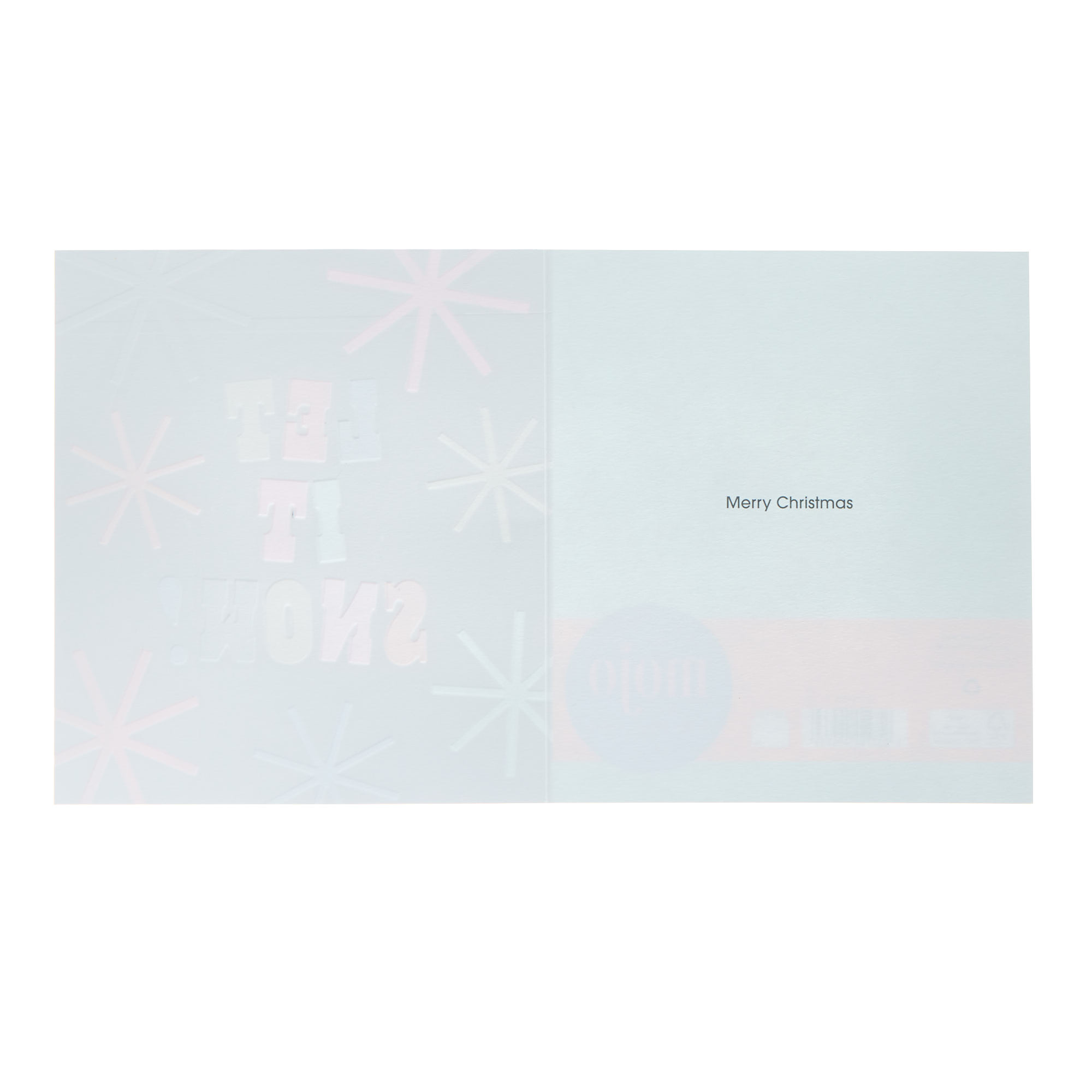 Mojo Let It Snow Christmas Card