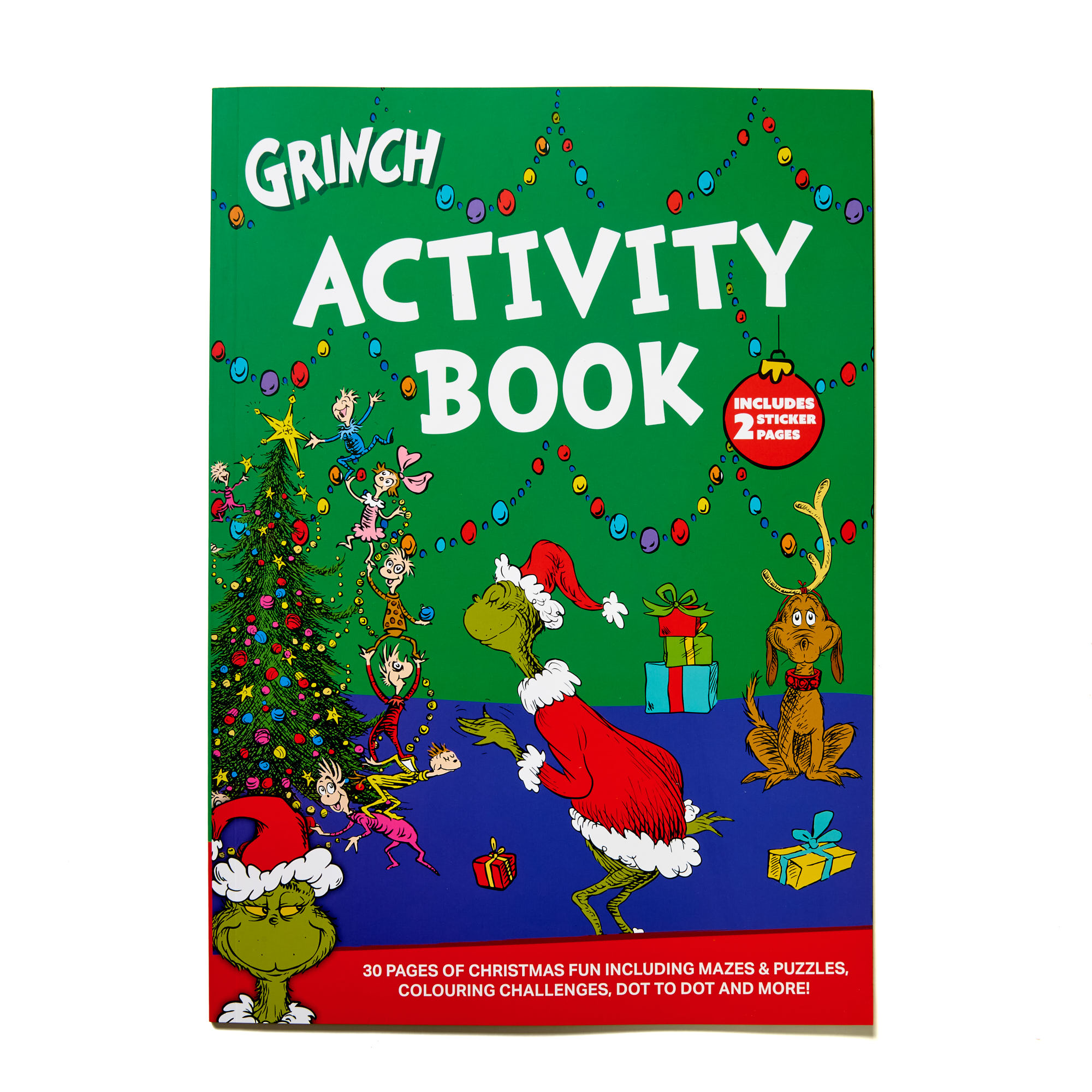 The Grinch Christmas Activity Book