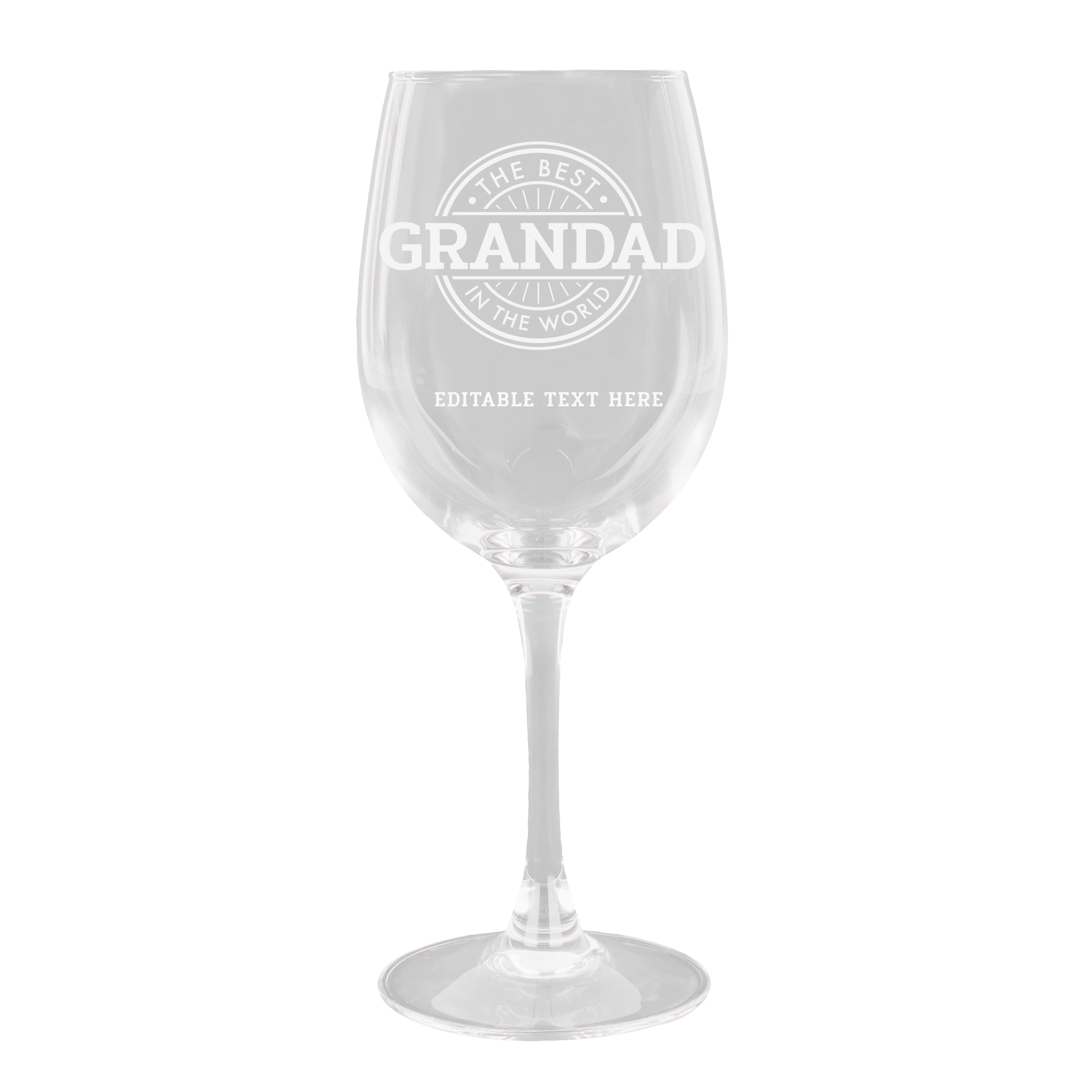 Personalised Wine Glass - The Best In The World