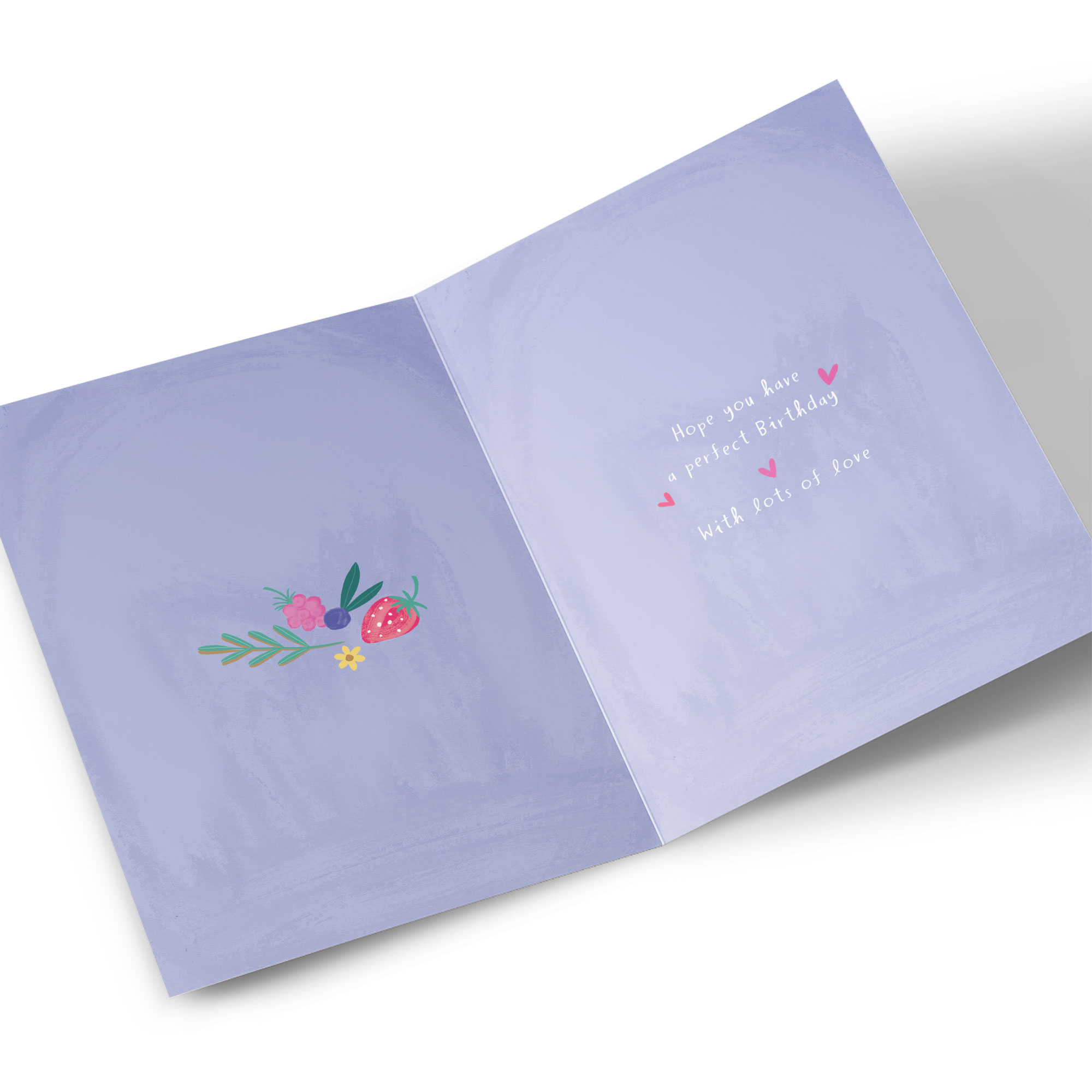 Birthday Card - Fruity Cupcake, Great Granddaughter