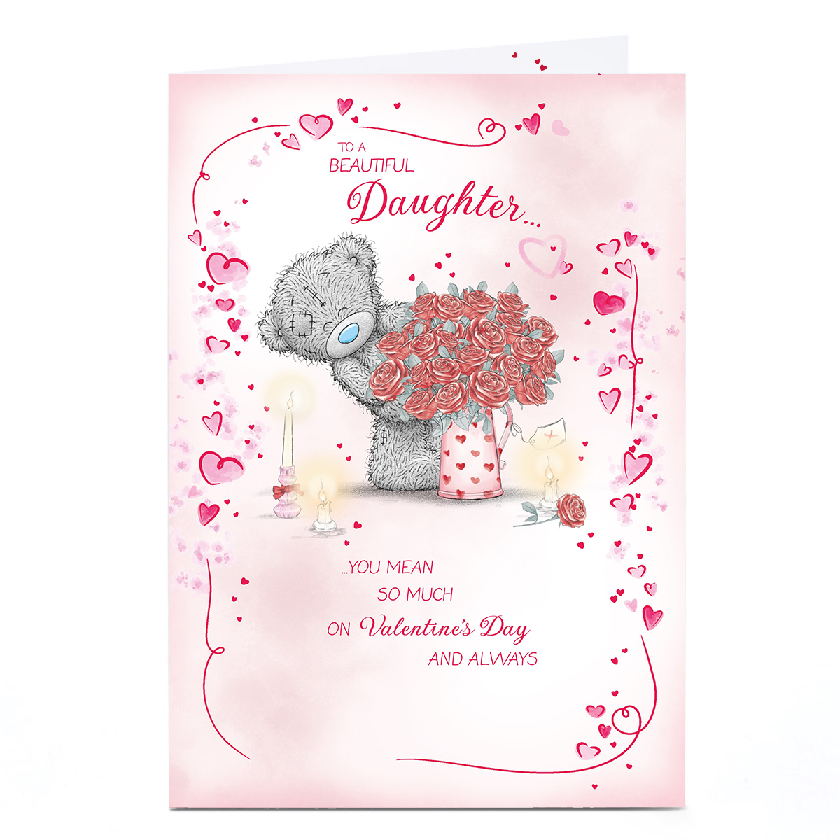 Tatty Teddy Valentine's Day Card -Daughter 
