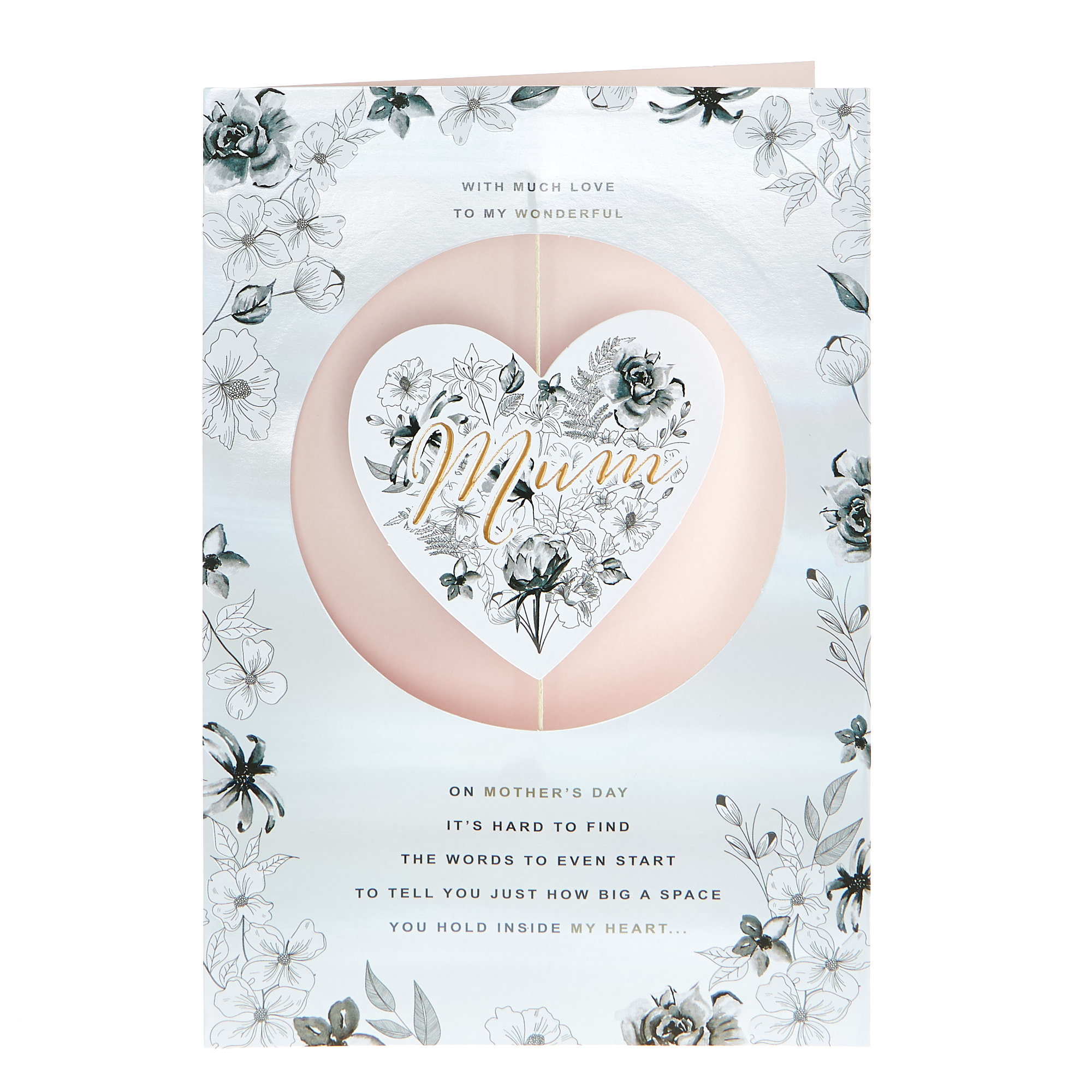 Mother's Day Card - Much Love Wonderful Mum