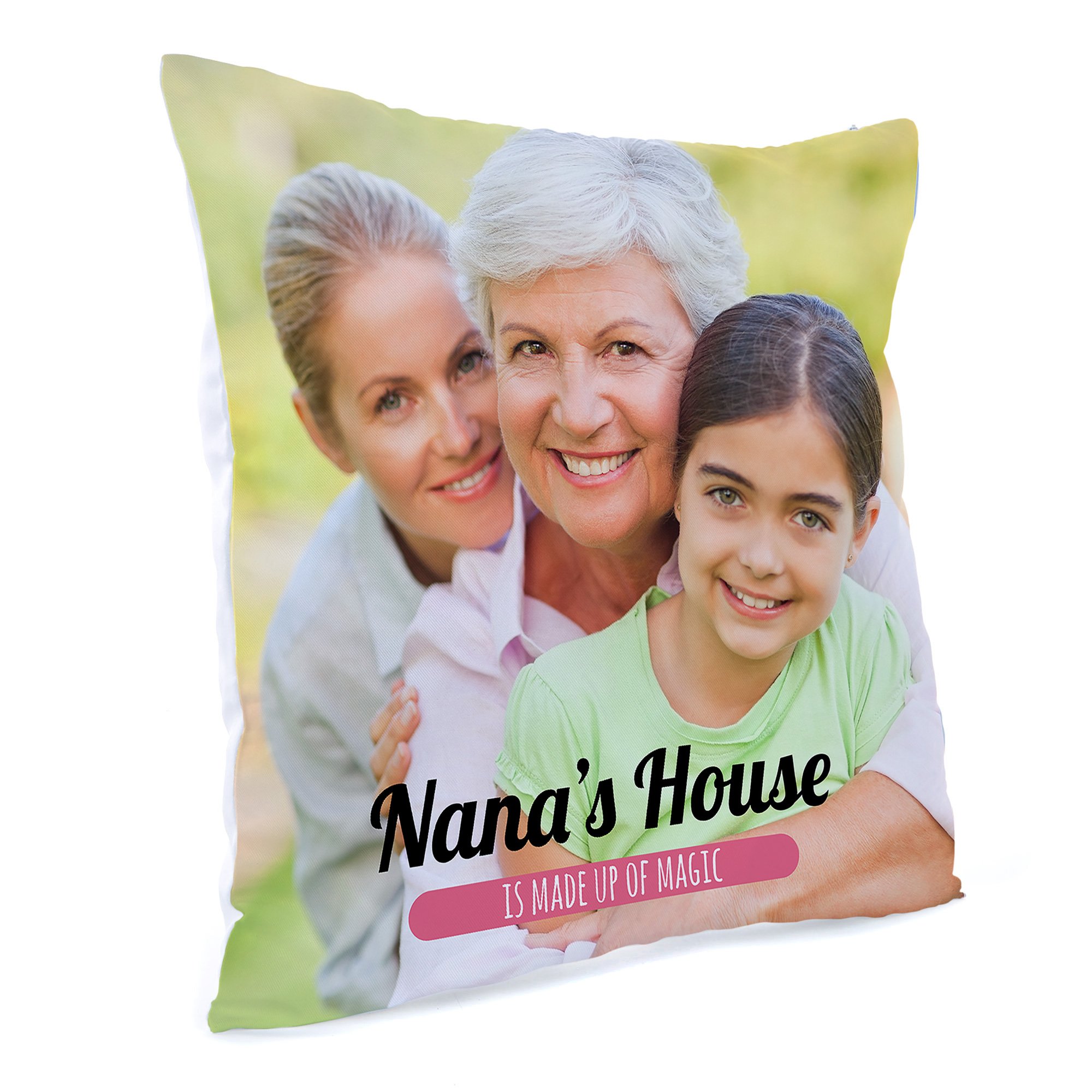 Photo Upload Message Cushion