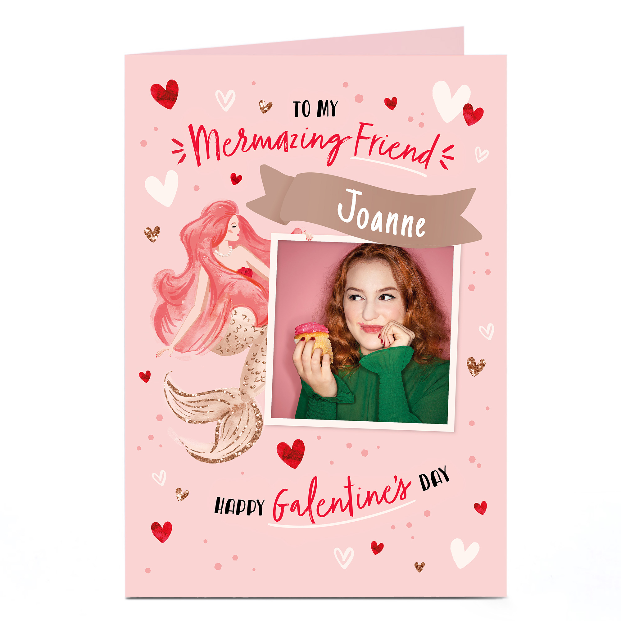 Photo Upload Valentine's Card - Mermazing Friend, Galentines