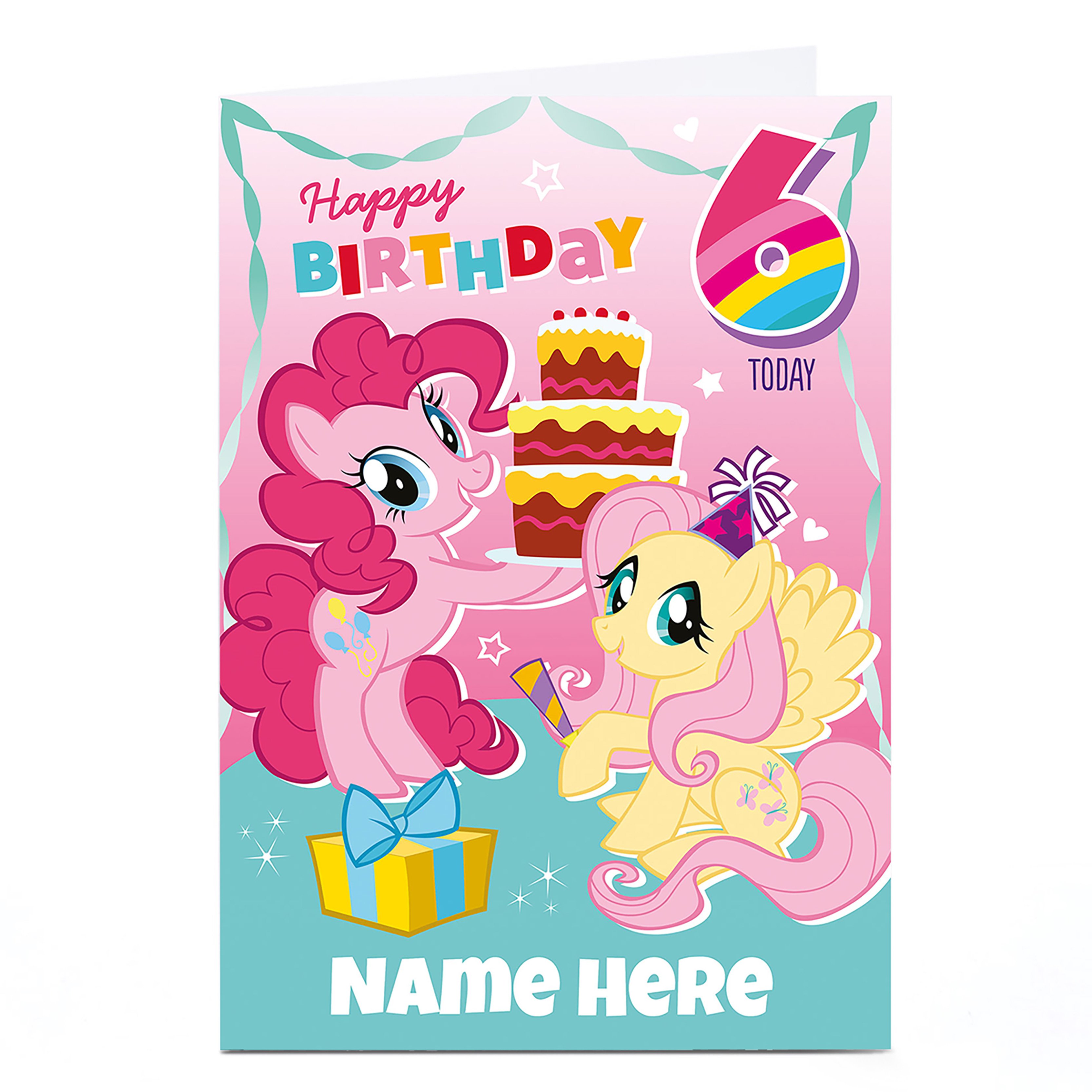 Personalised My Little Pony Card - 6 Today