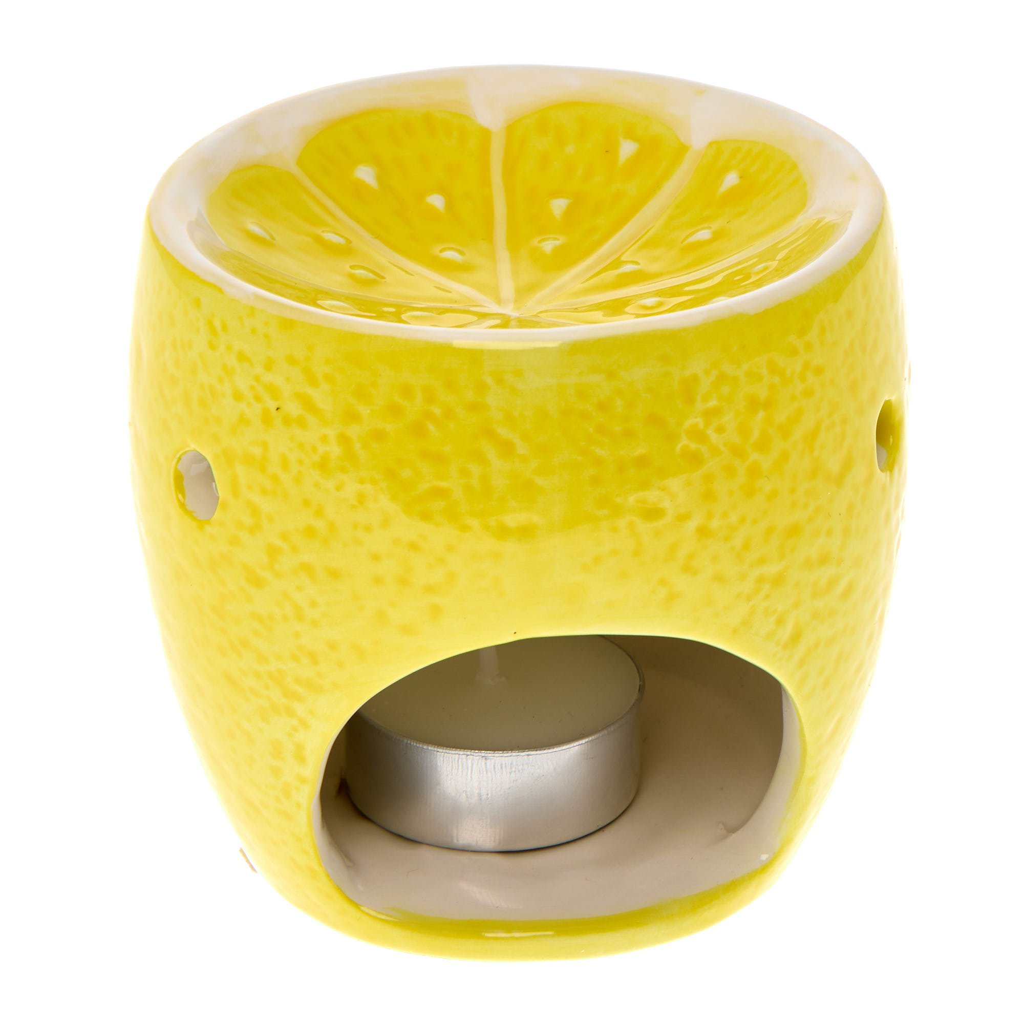 Fruit Fayre Tealight Holder & Lemon Curd Scented Tealights
