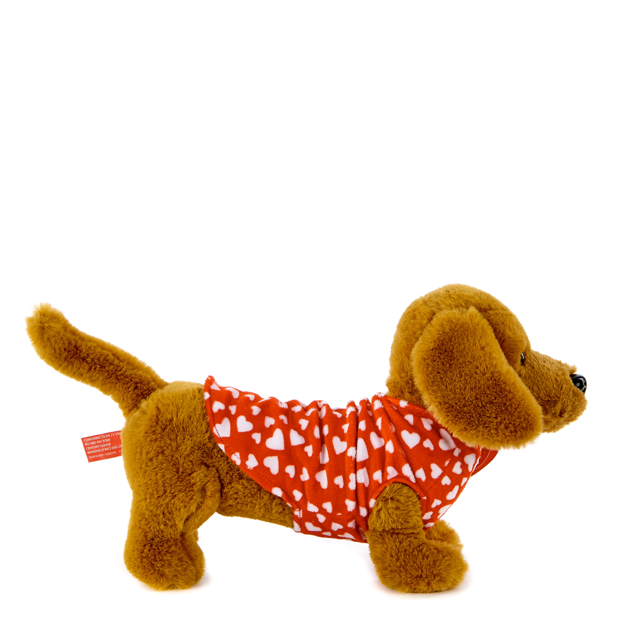 Sausage Dog Valentine's Day Soft Toy