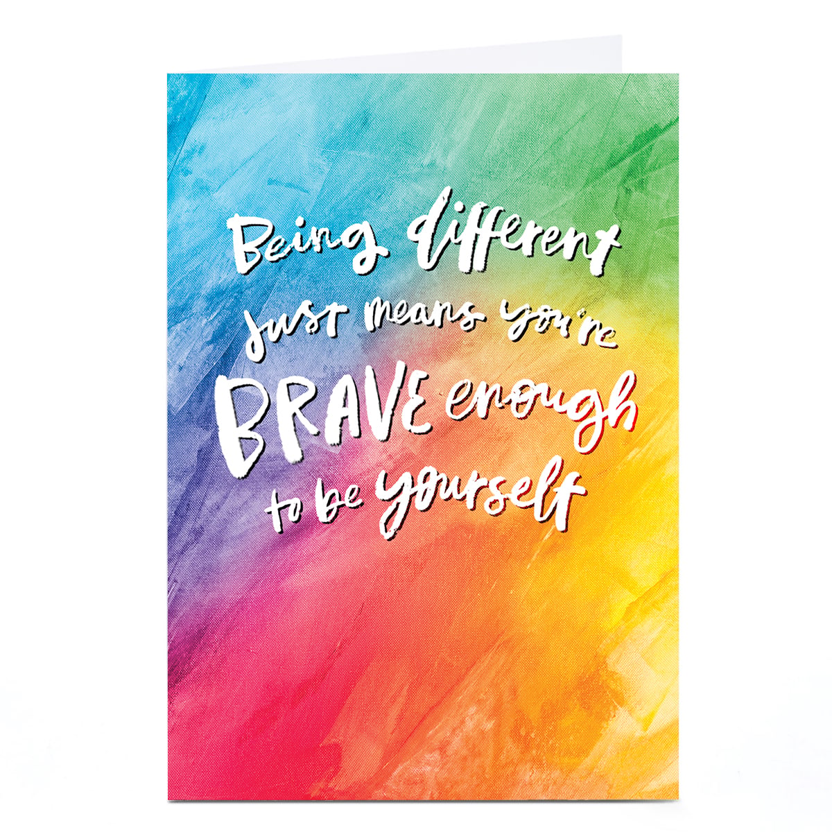 Pride Card - Brave Enough To Be Yourself