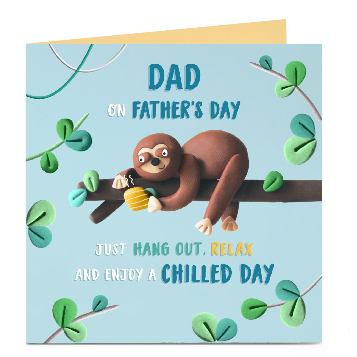 Personalised Father's Day Card - Chilled Koala