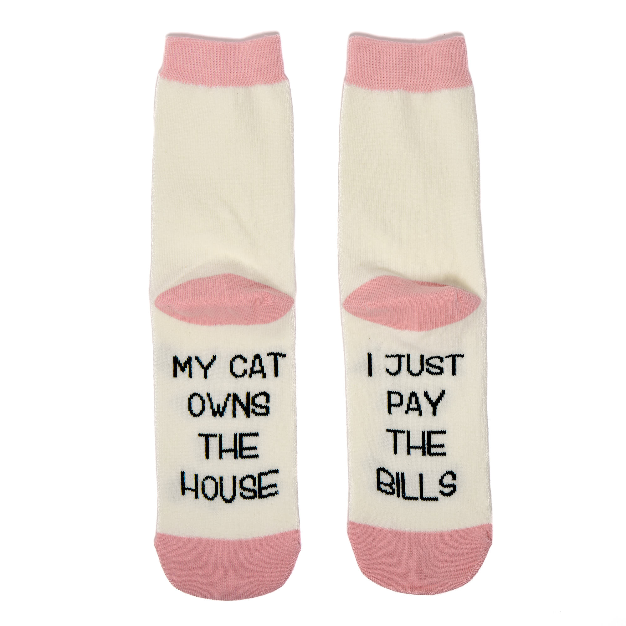 My Cat Owns The House I Just Pay The Bills Socks