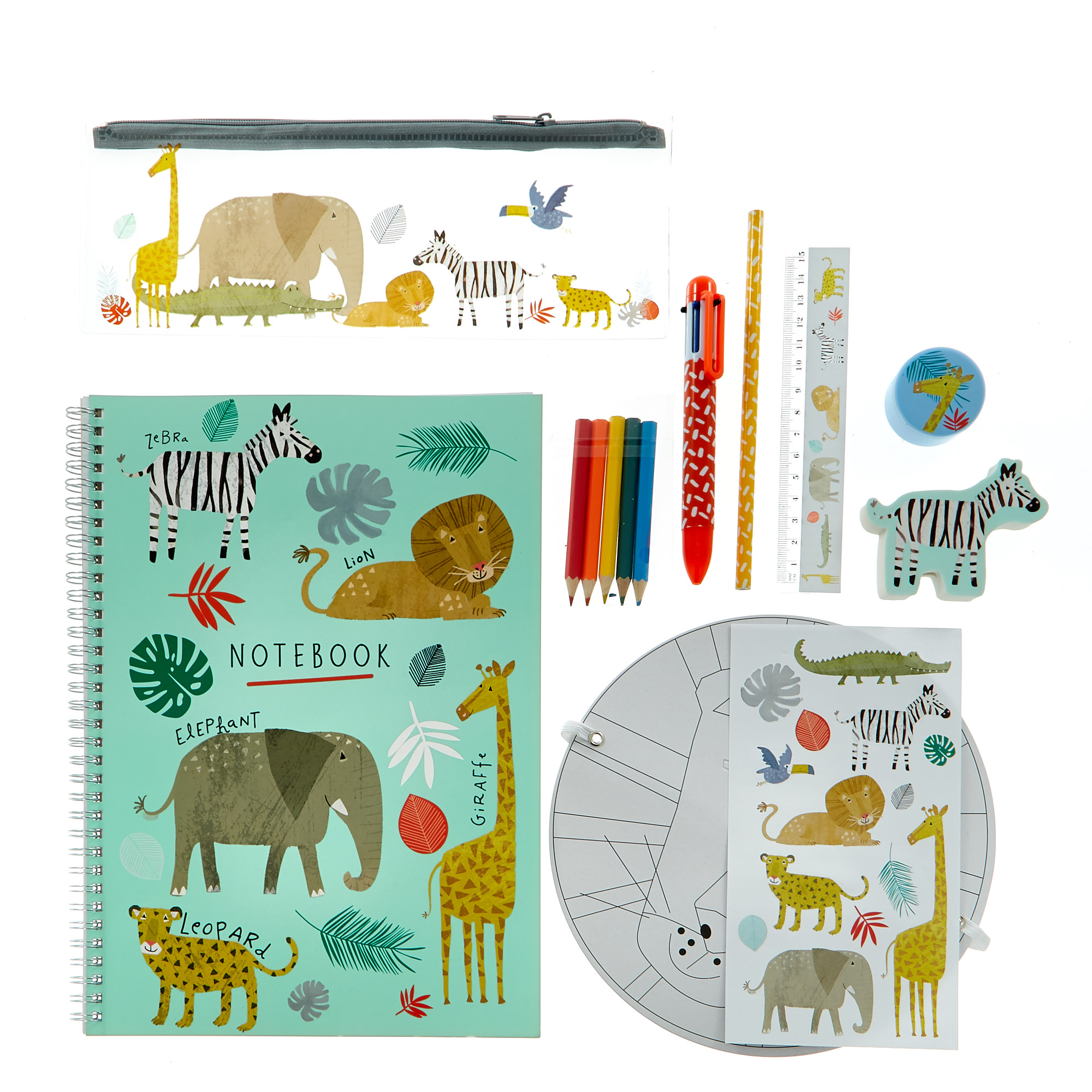 Large Jungle Party Stationery Pack