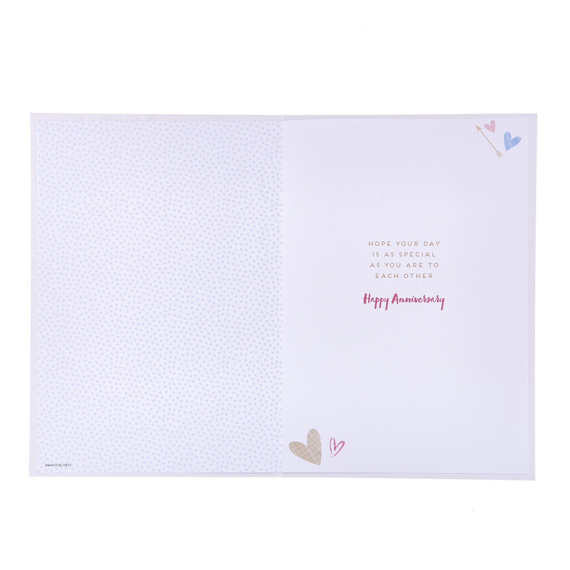 Anniversary Card - Mum & Dad With Love