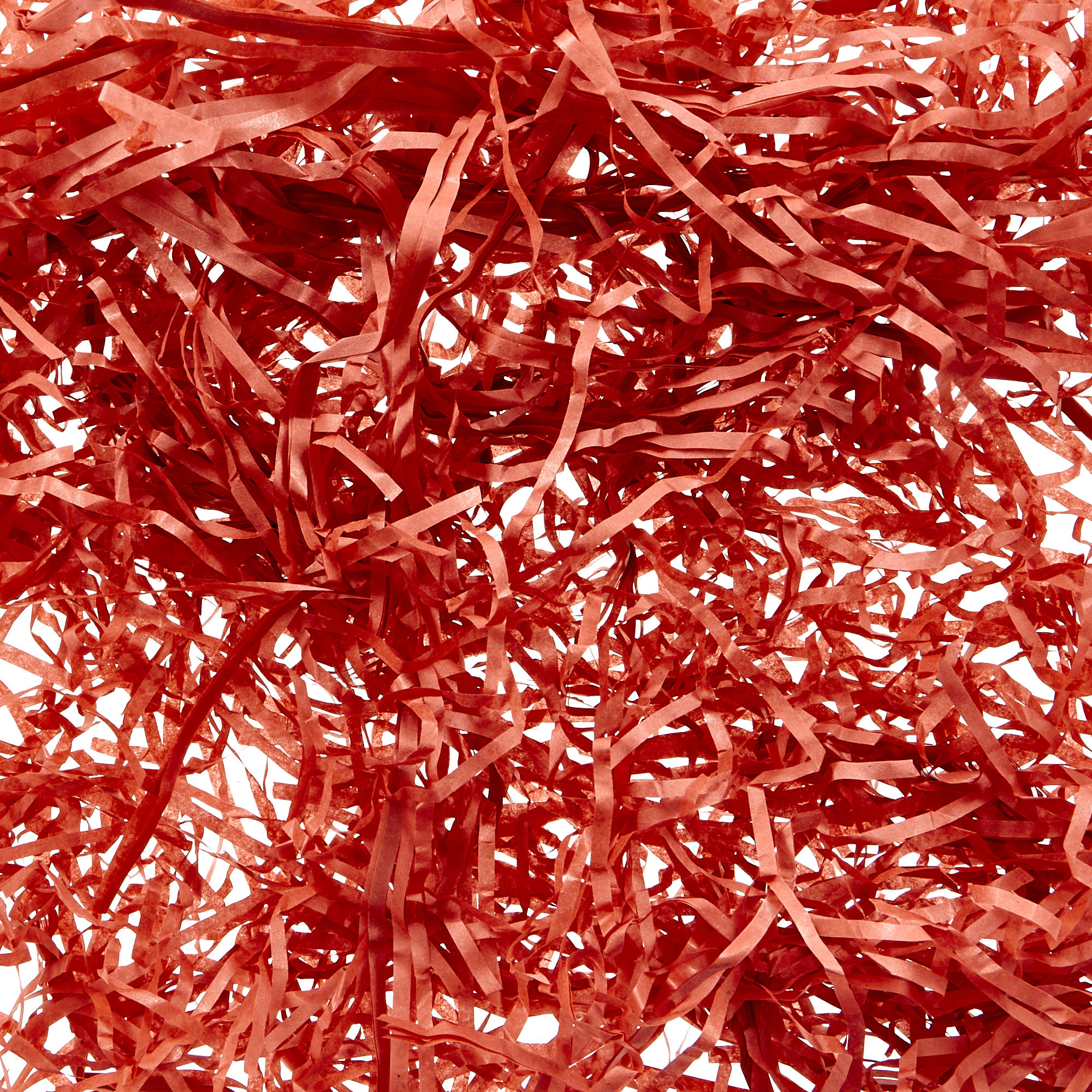 Red Tissue Paper Shred