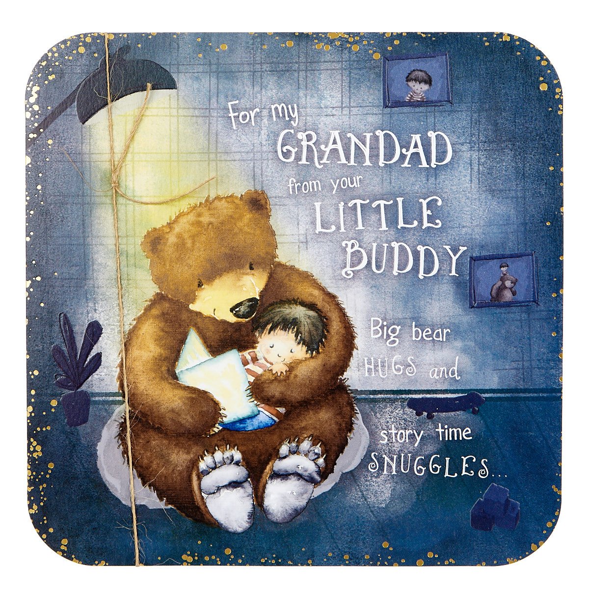 Exquisite Collection Father's Day Card - Grandad From Your Little Buddy 