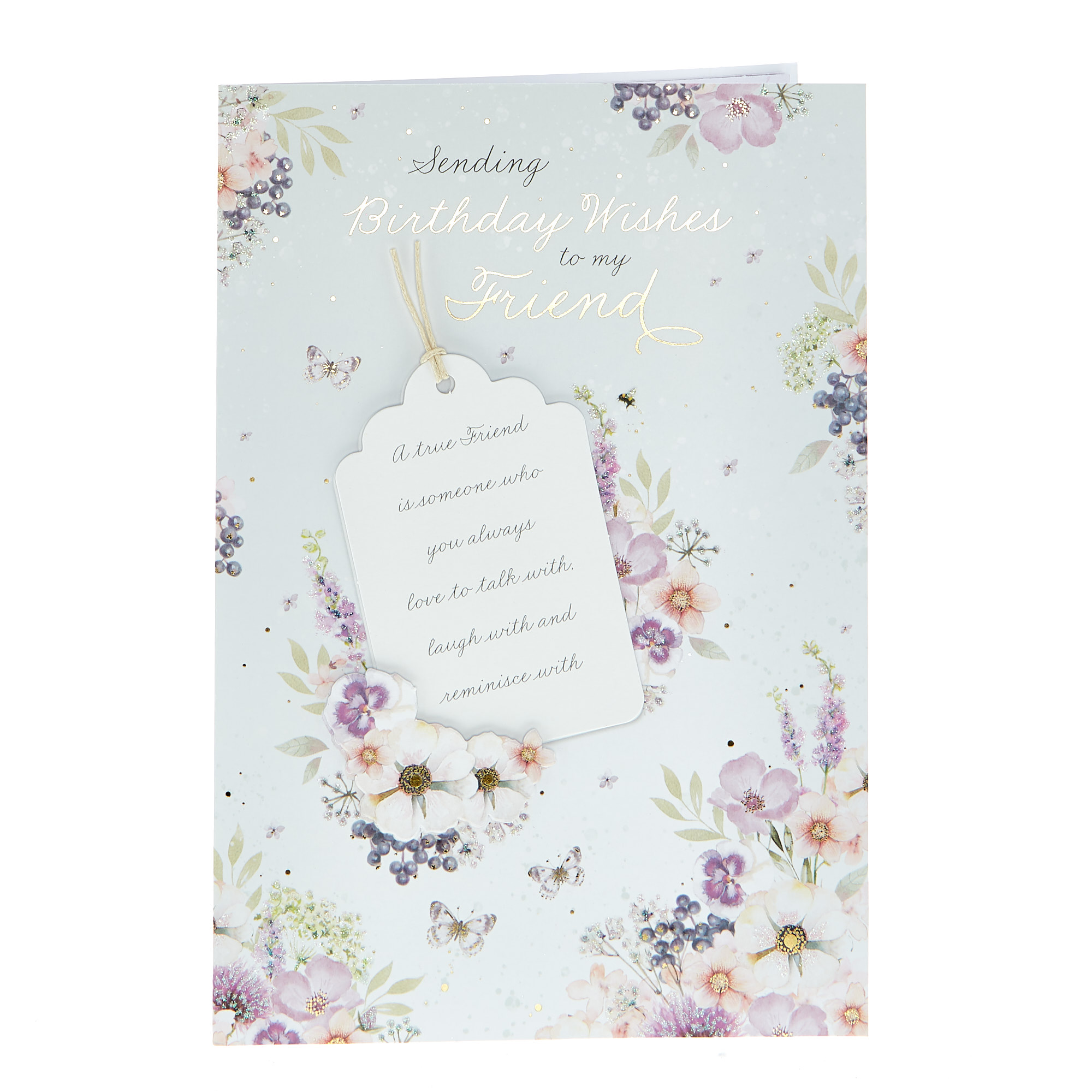 Birthday Card - Wishes To My Friend (Detachable Keepsake)