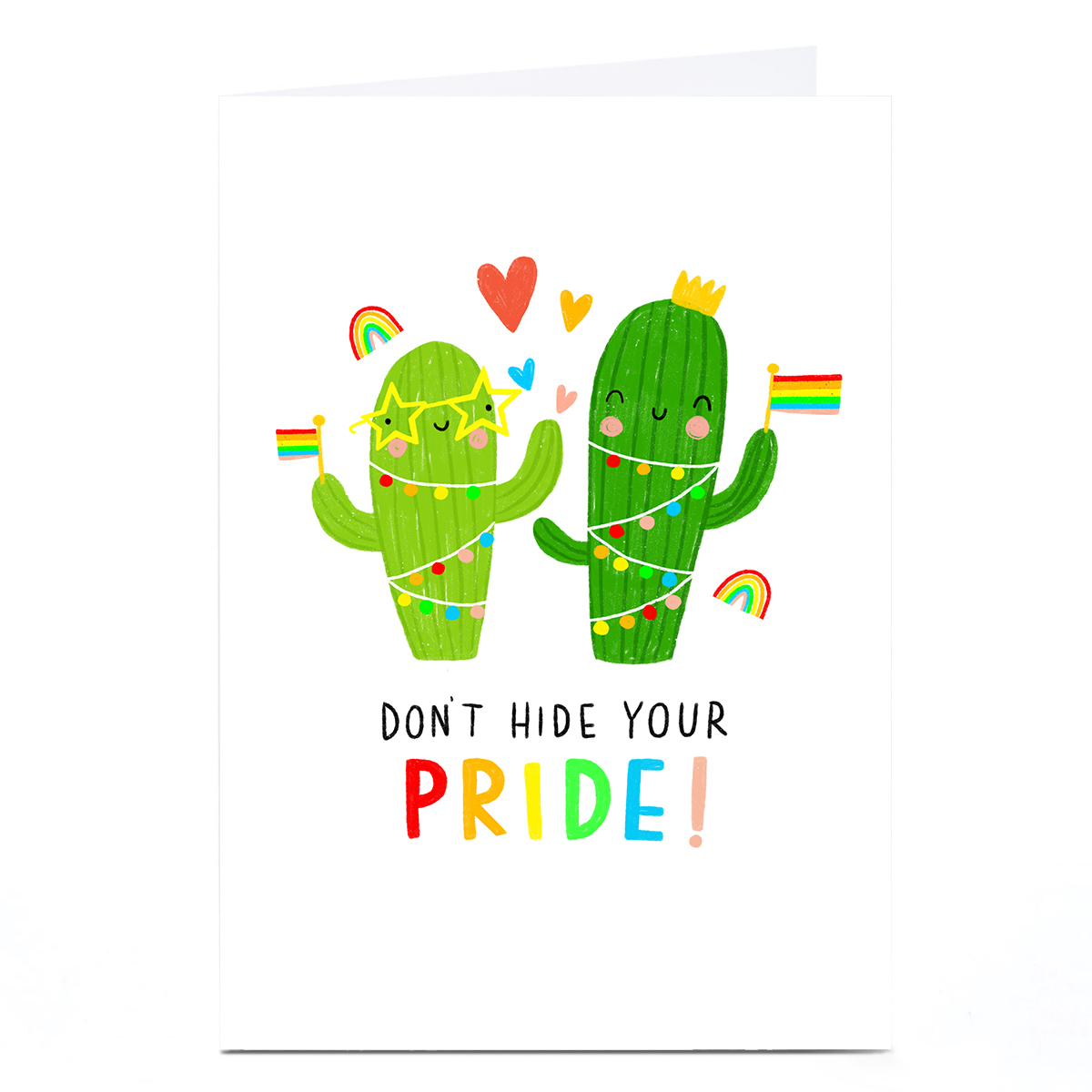 Personalised Jess Moorhouse Card - Don't Hide Your Pride