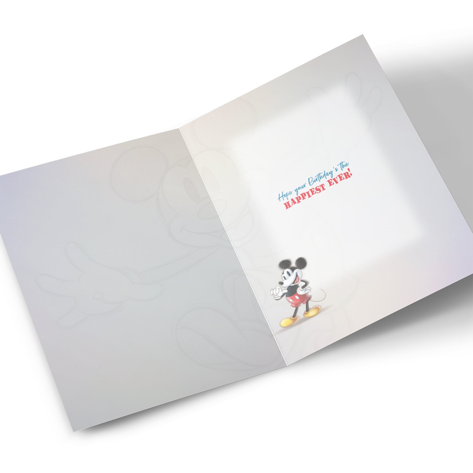 Personalised Mickey Mouse Birthday Card, Magical Wishes