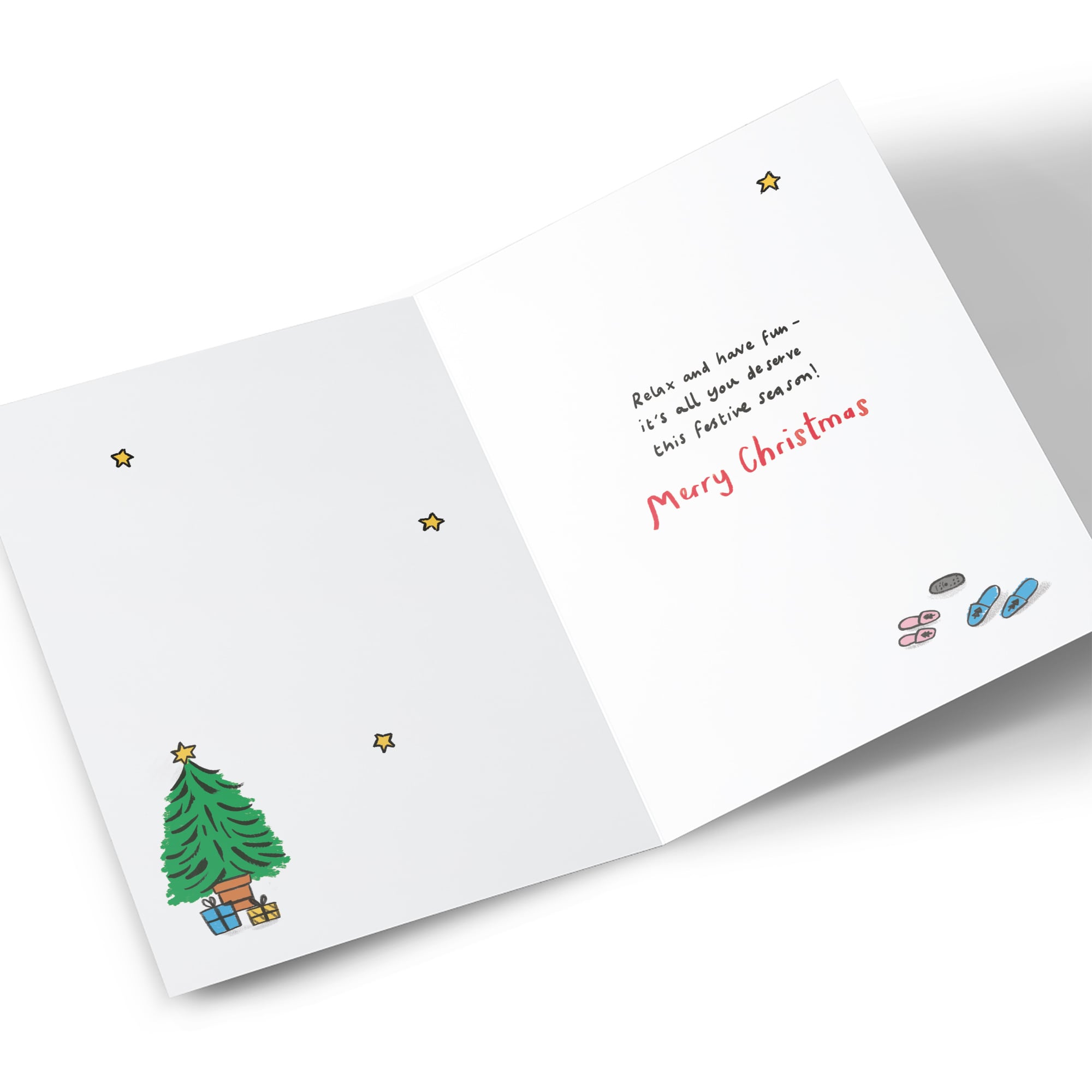 Christmas Card - Comfy Christmas, Both Of You