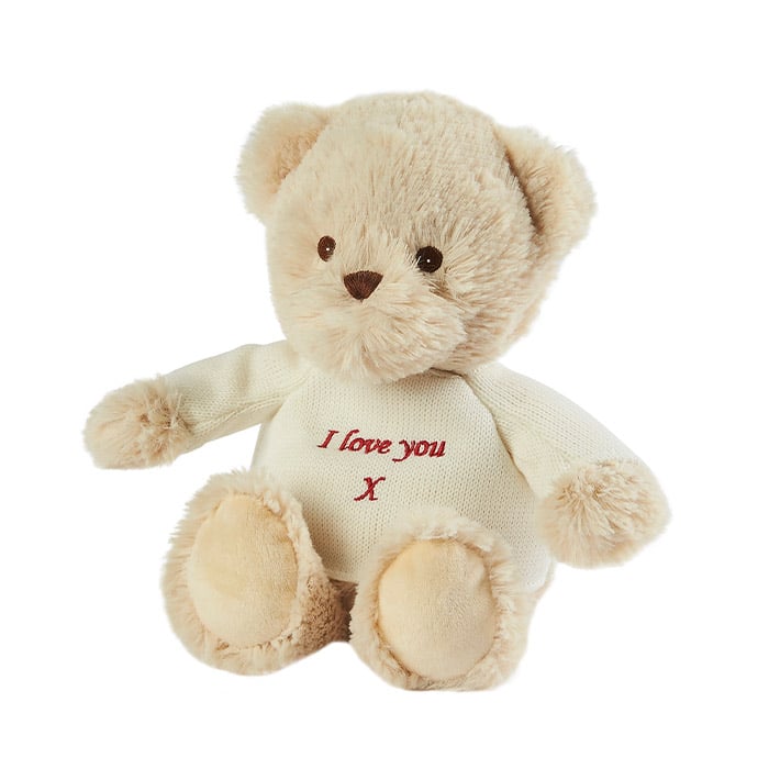 Warmies Sentiment Bear- I Love You
