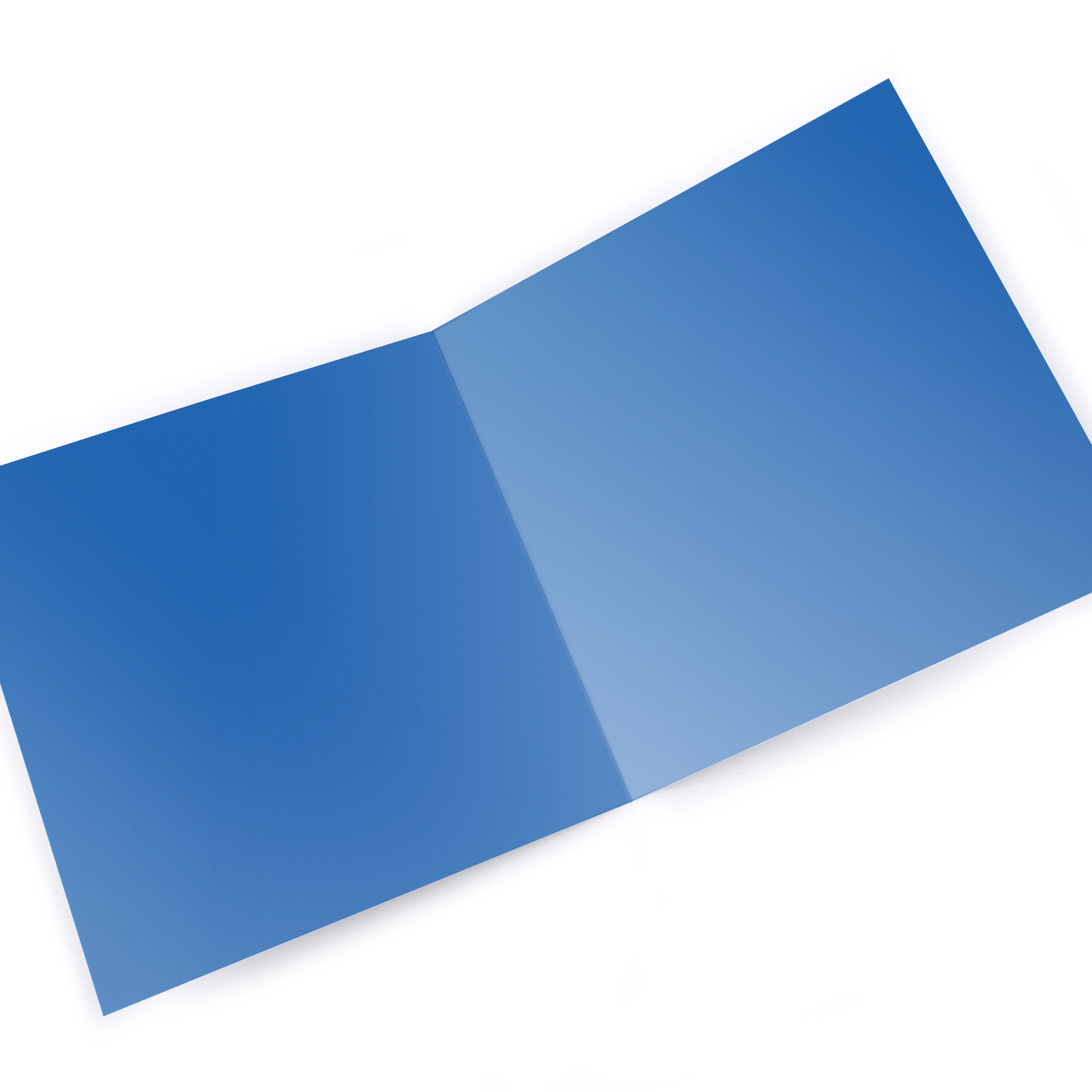 Photo Card - Blue Multi Coloured Spots