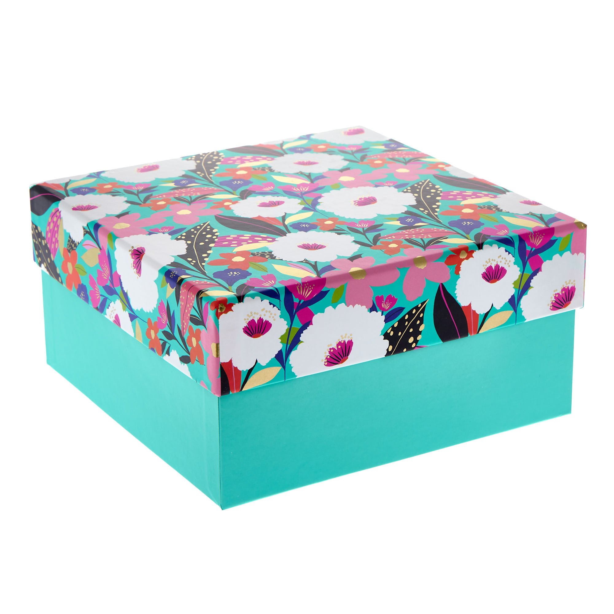 Bright Floral Gift Boxes - Set of 3