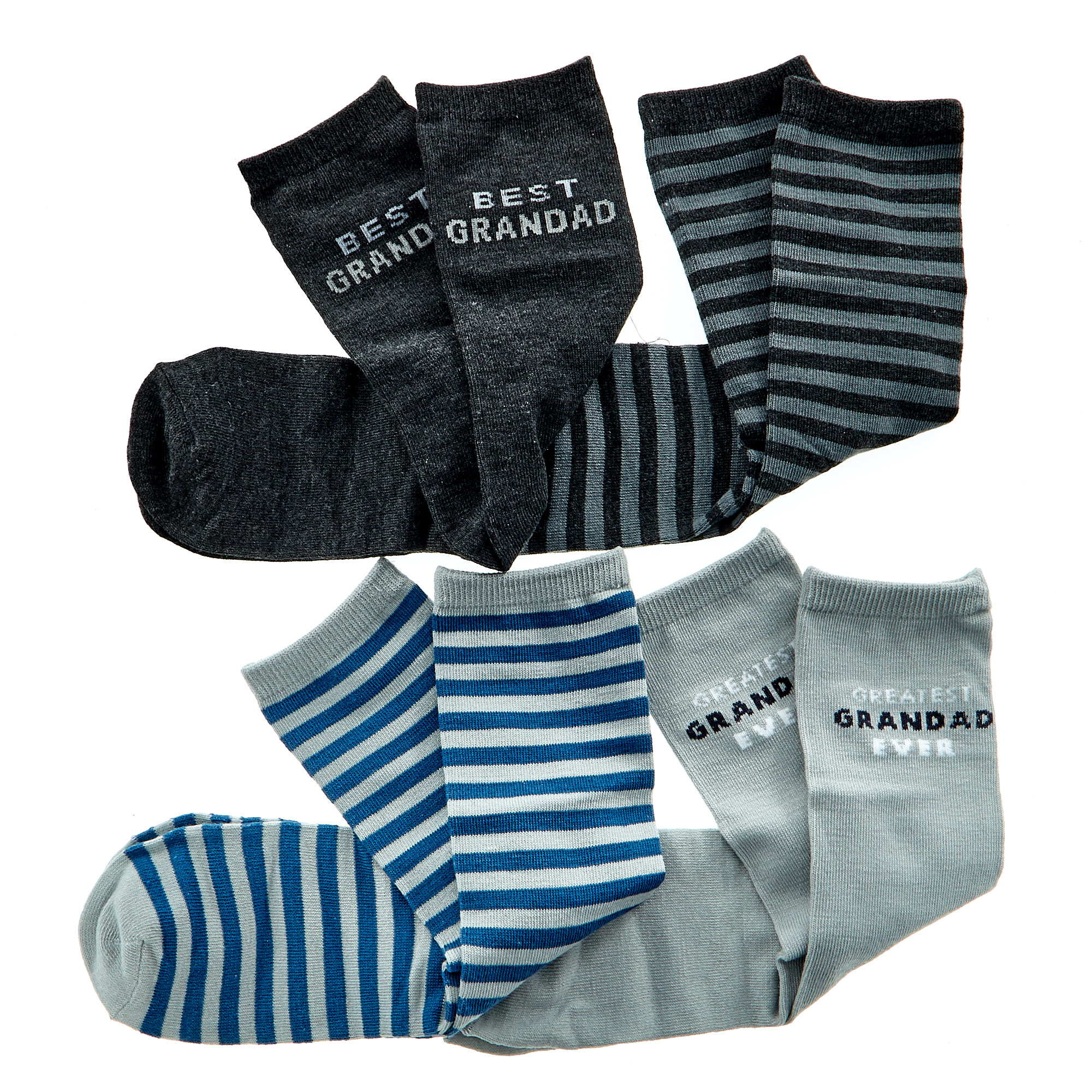 Grandad Simply The Best Socks - 4 Pairs 