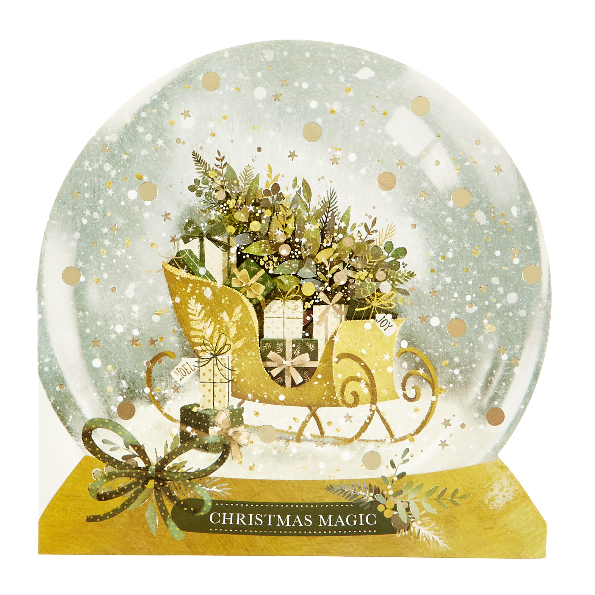 16 Charity Christmas Cards - Snow Globes (2 Designs)