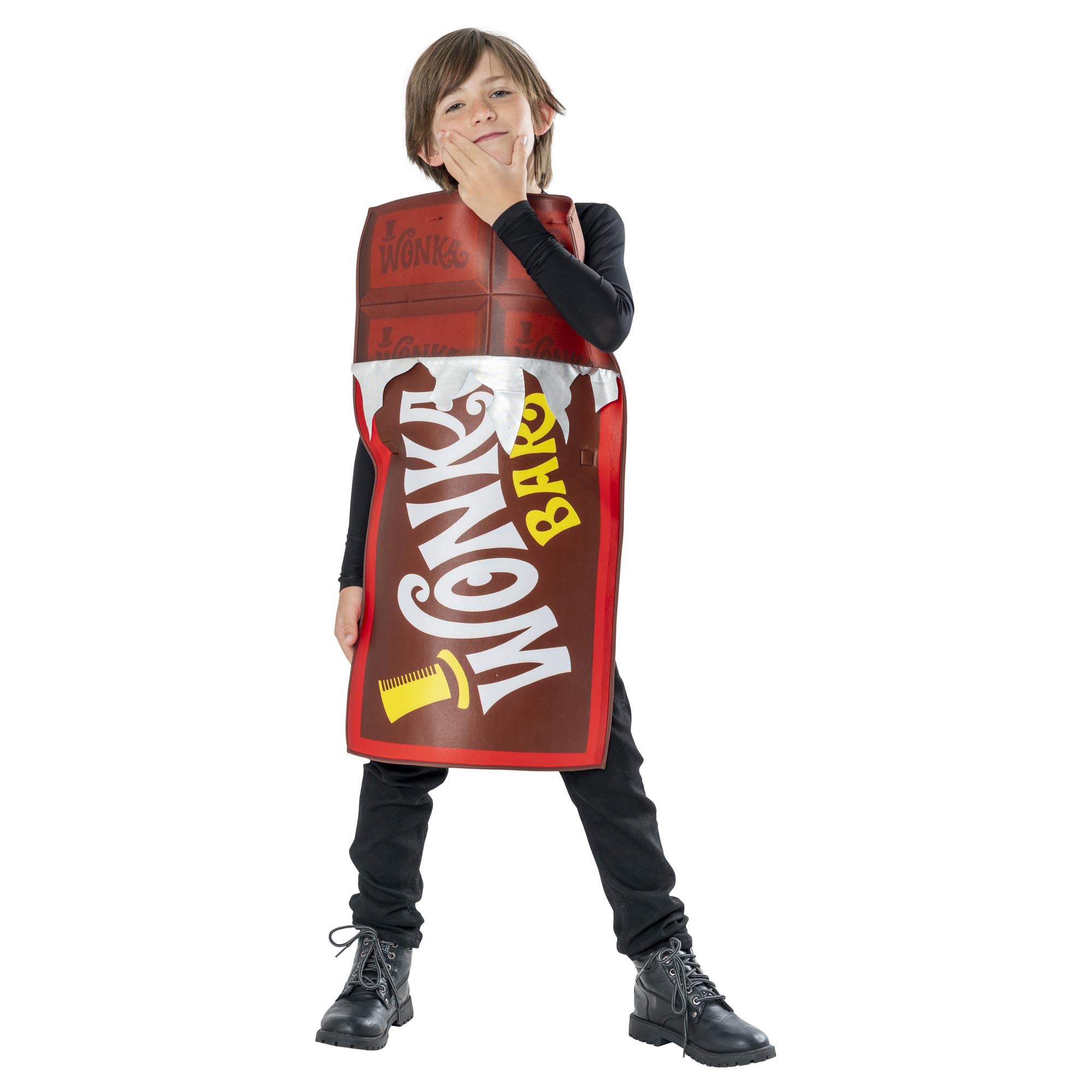 Willy Wonka Chocolate Bar Tabard Children's Fancy Dress Costume (One Size)