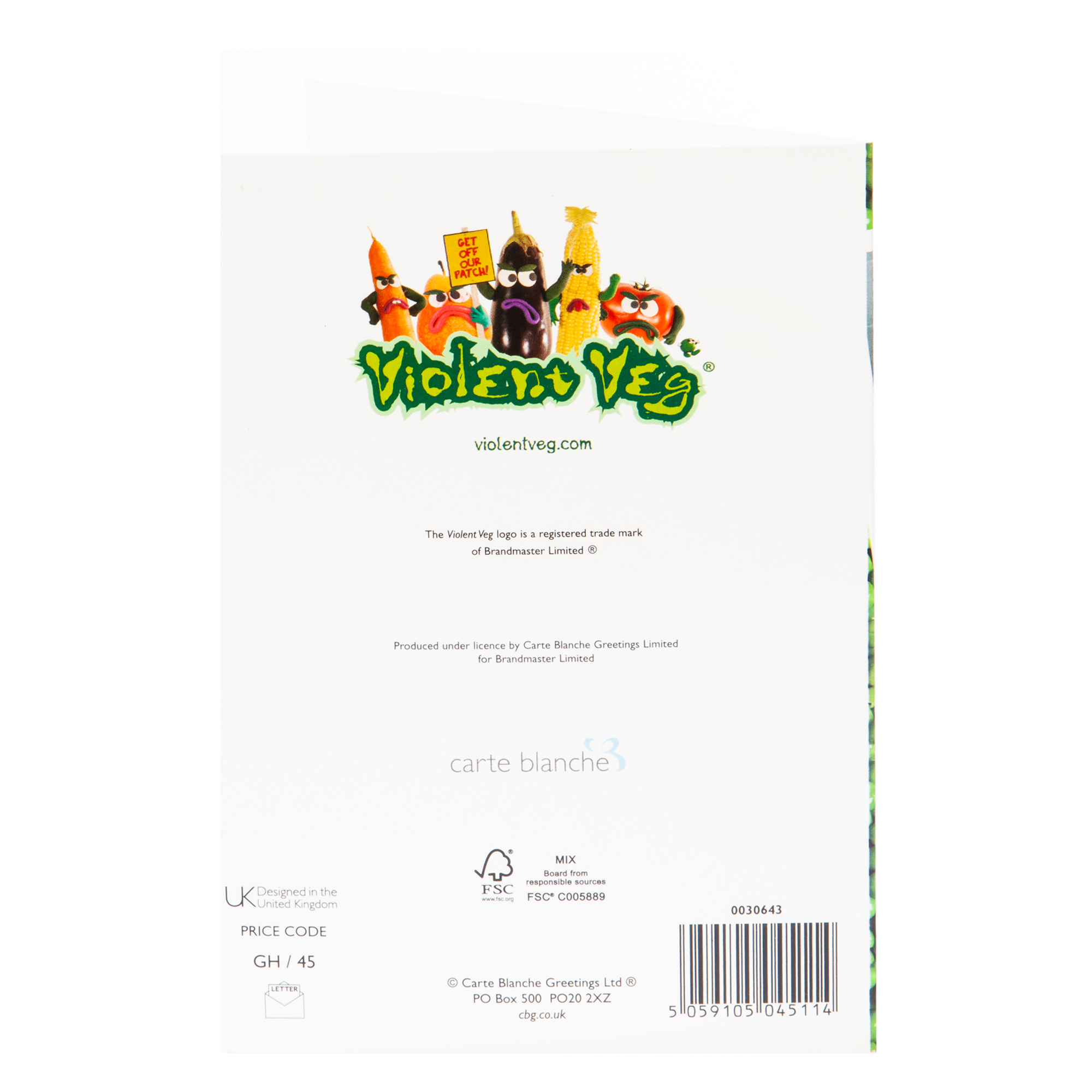 Violent Veg Birthday Card - Have The Gratest Time