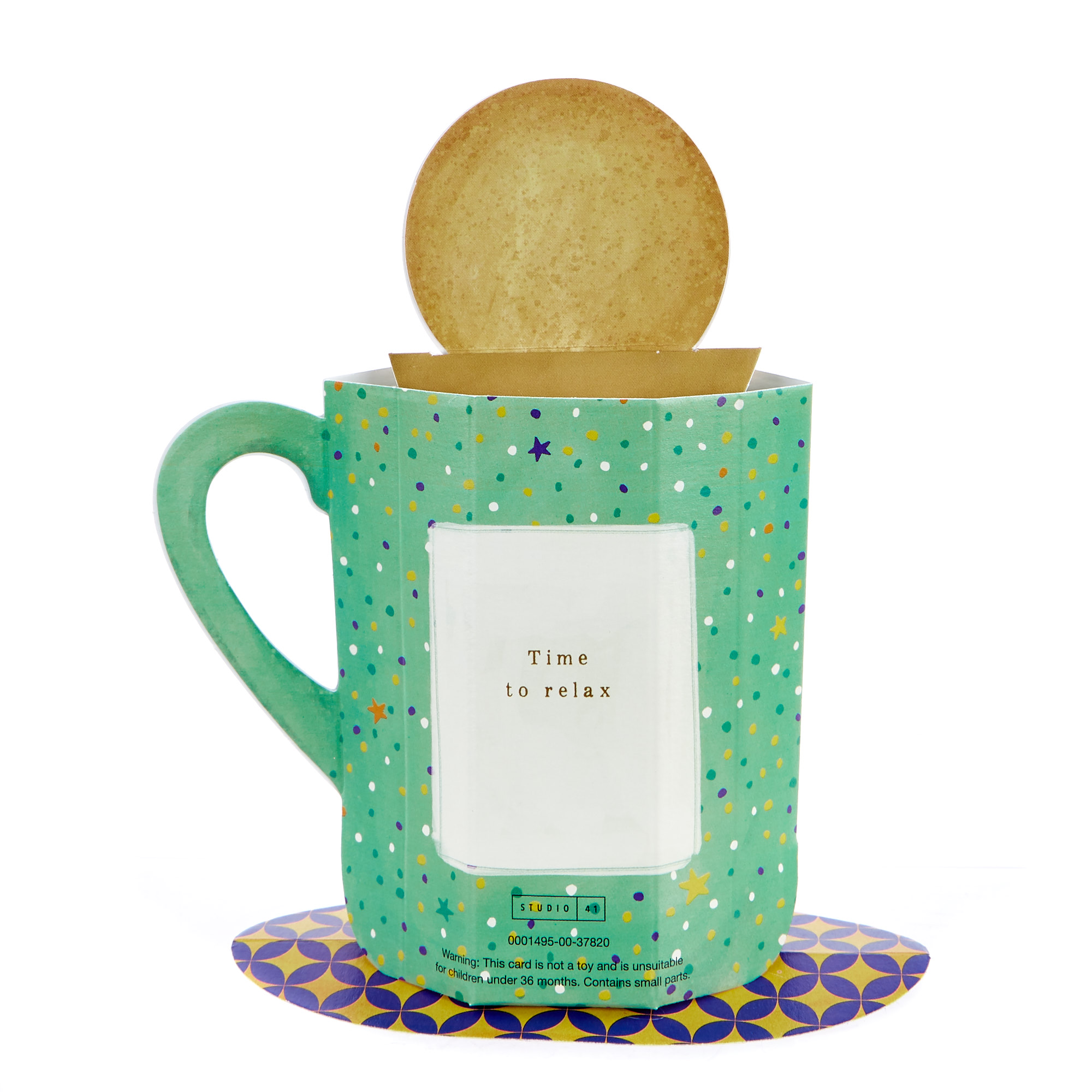 Boutique Collection 3D Retirement Card - Cup Of Tea