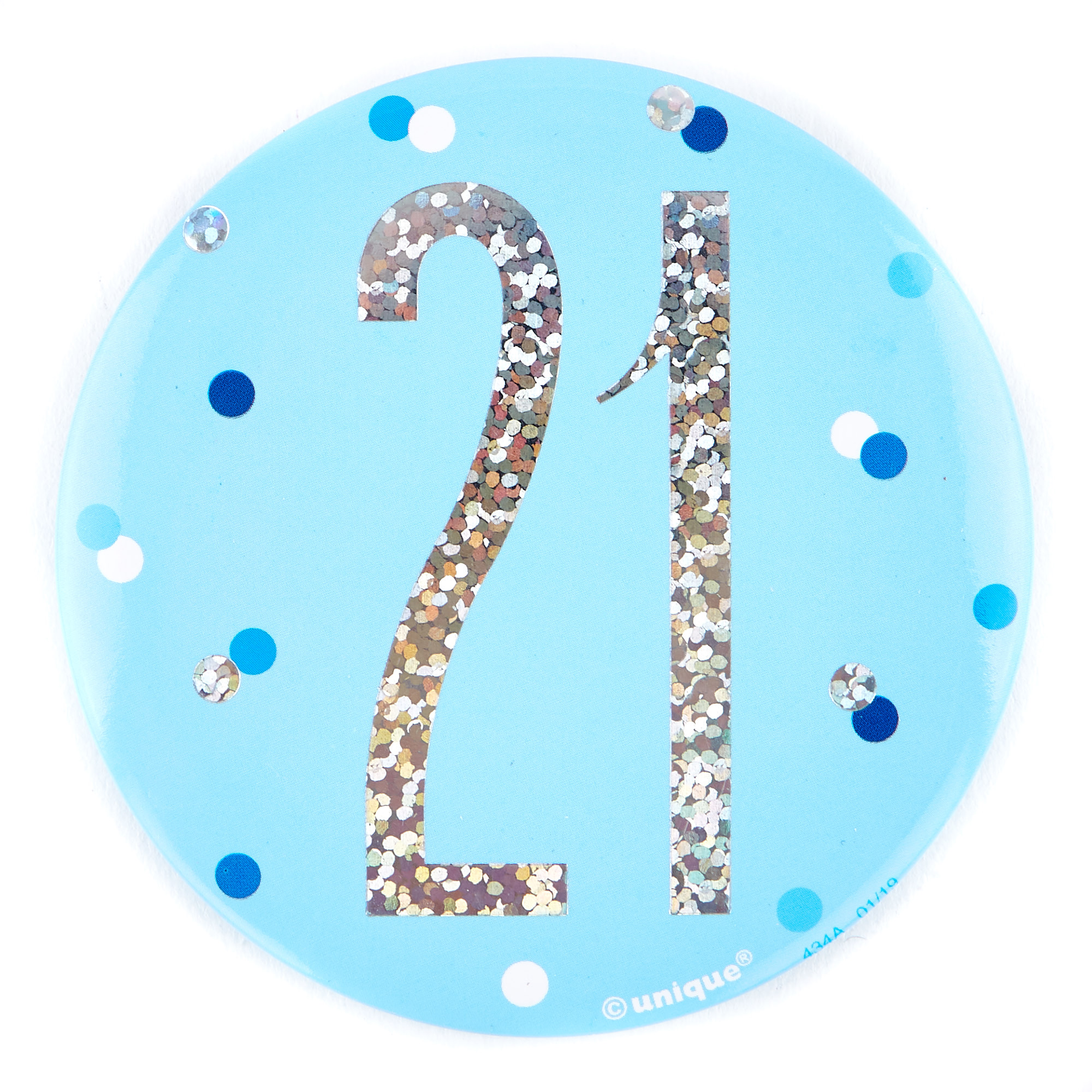 Blue 21st Birthday Party Accessories Kit - 11 Pieces 