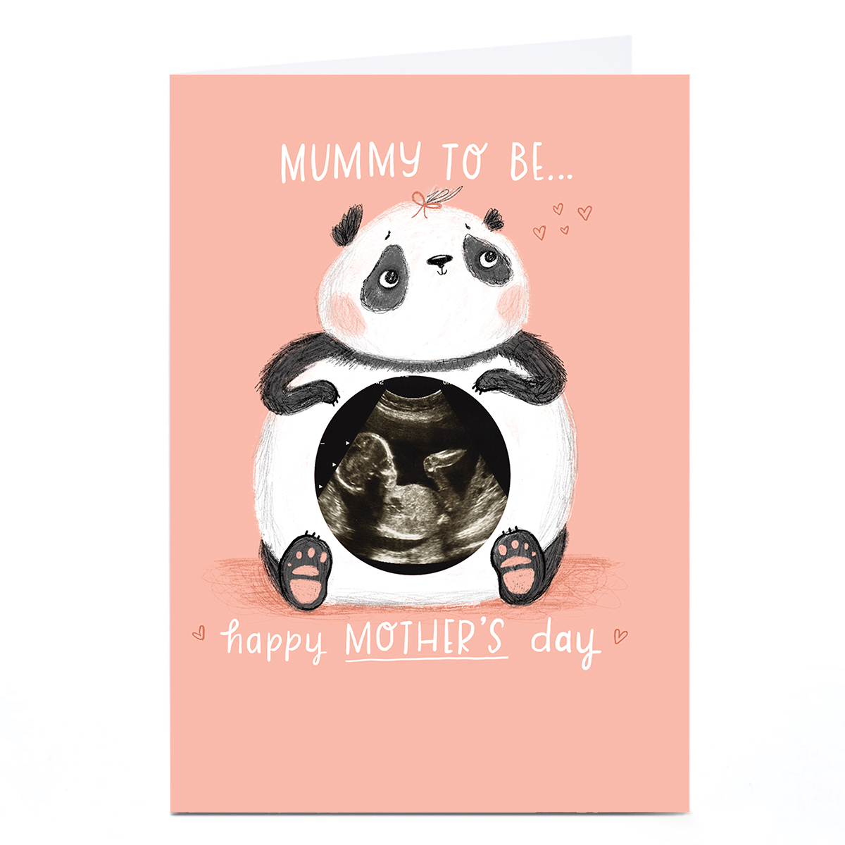 Photo Emma Valenghi Mother's Day Card - Panda Ultrasound Mummy To Be
