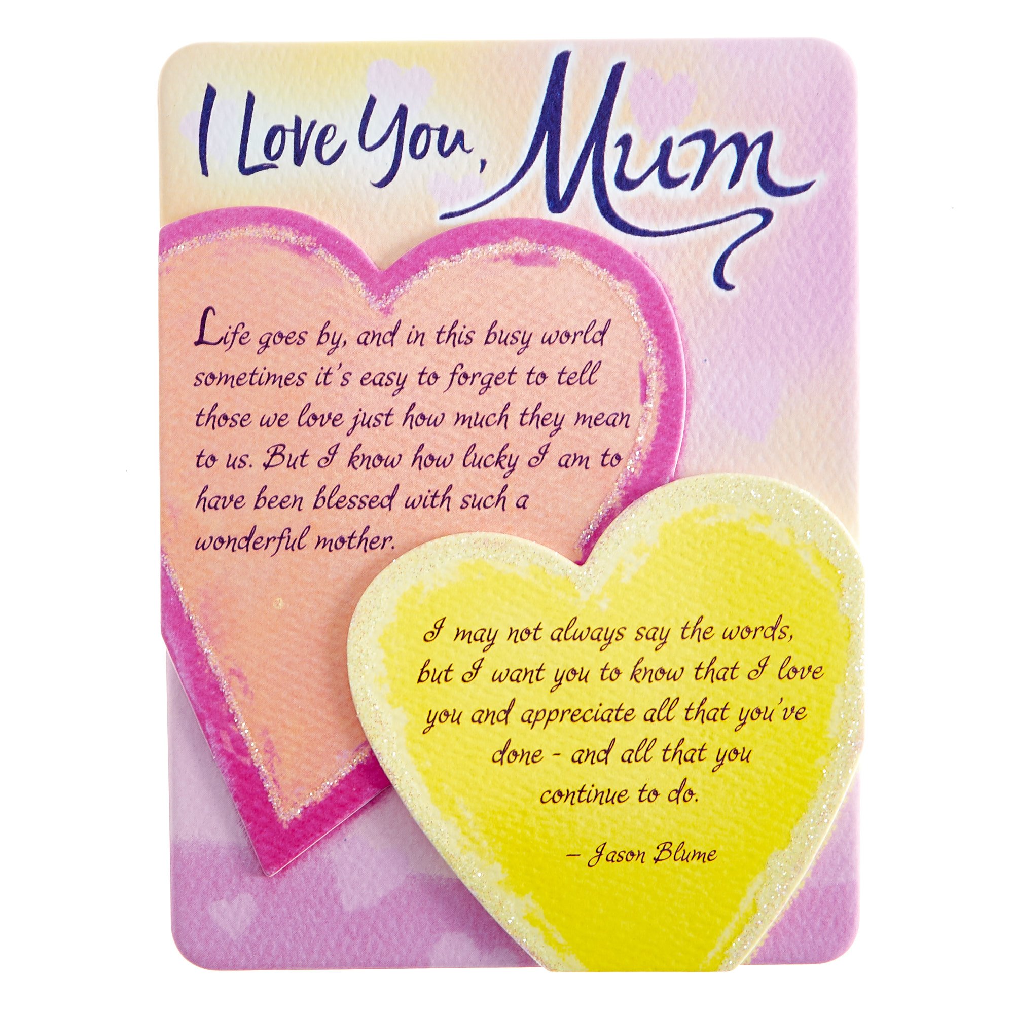 Buy Blue Arts Magnet With Stand - I Love You Mum for GBP | Factory UK