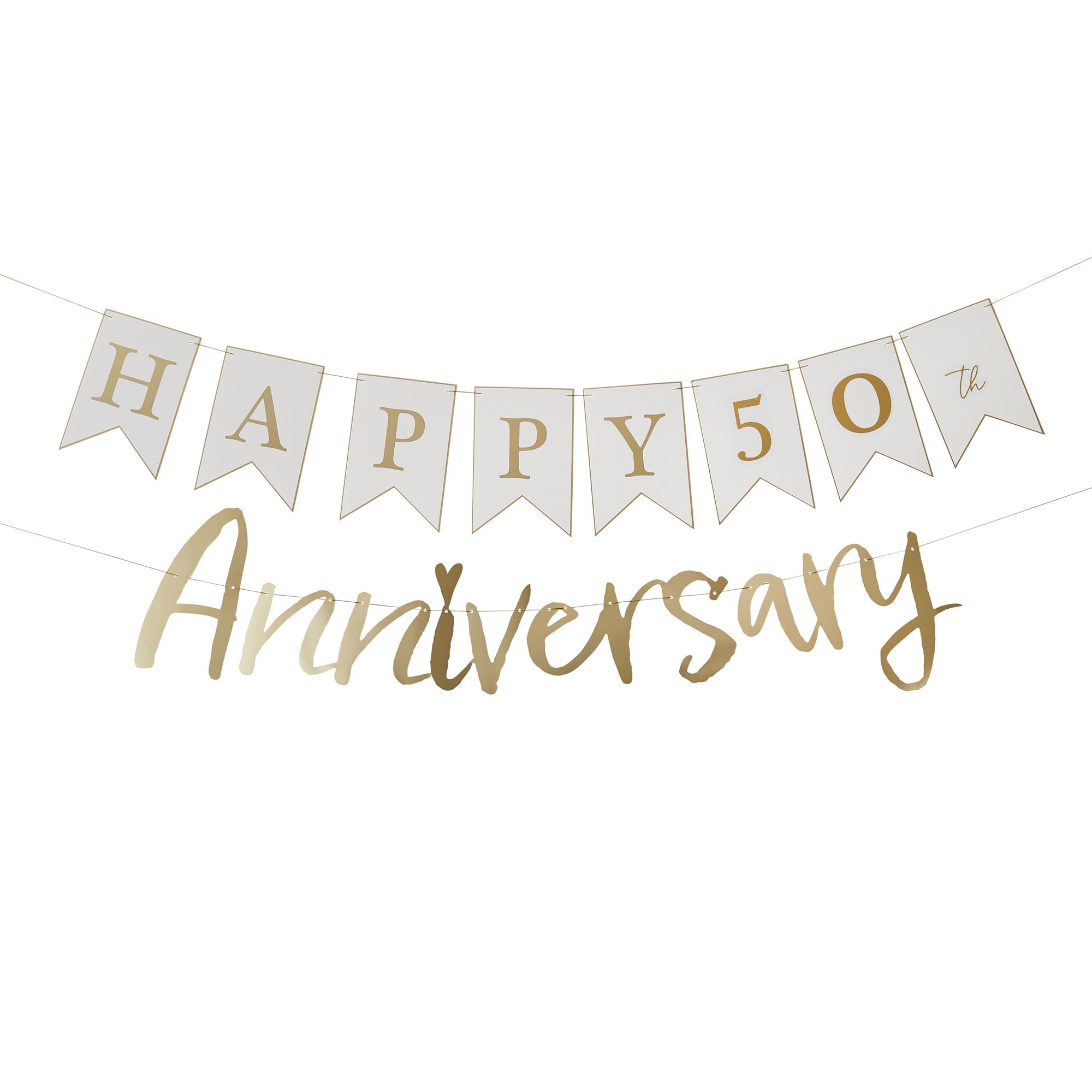 Happy Anniversary Customisable Card Banner