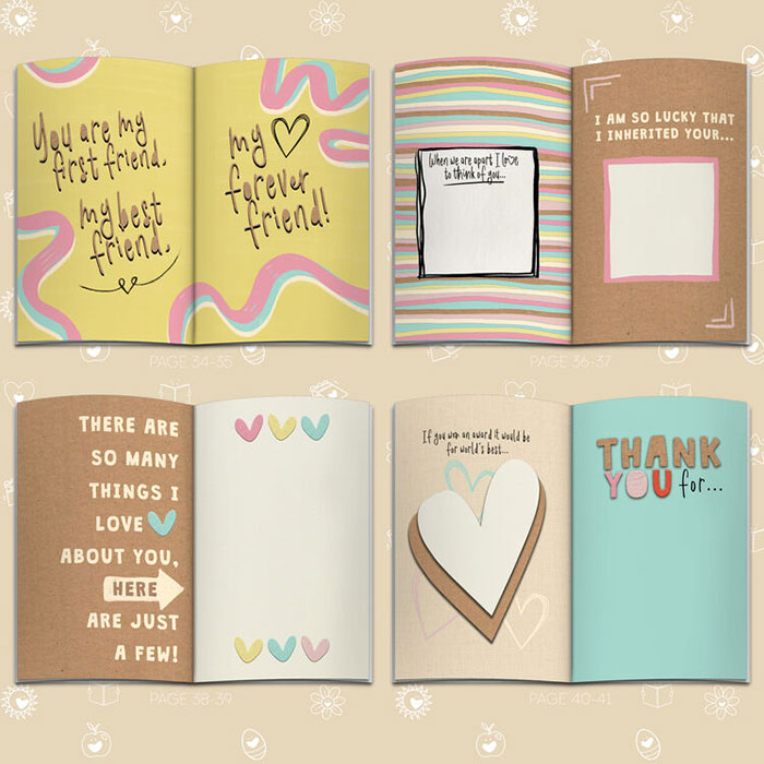 Fill in Your Words for Mum from older child or adult A5 Personalised Book
