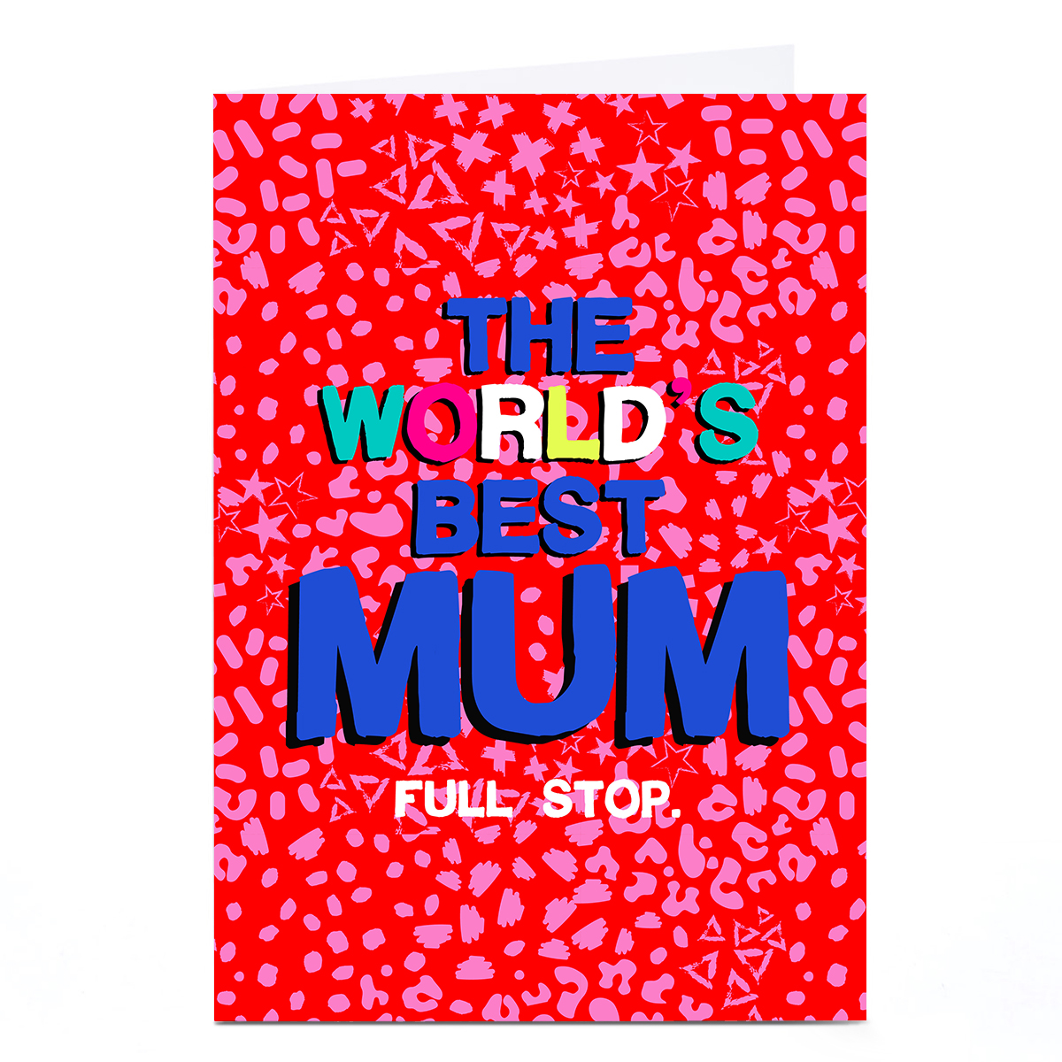 Personalised Rachel Griffin Mother's Day Card - World's Best Mum