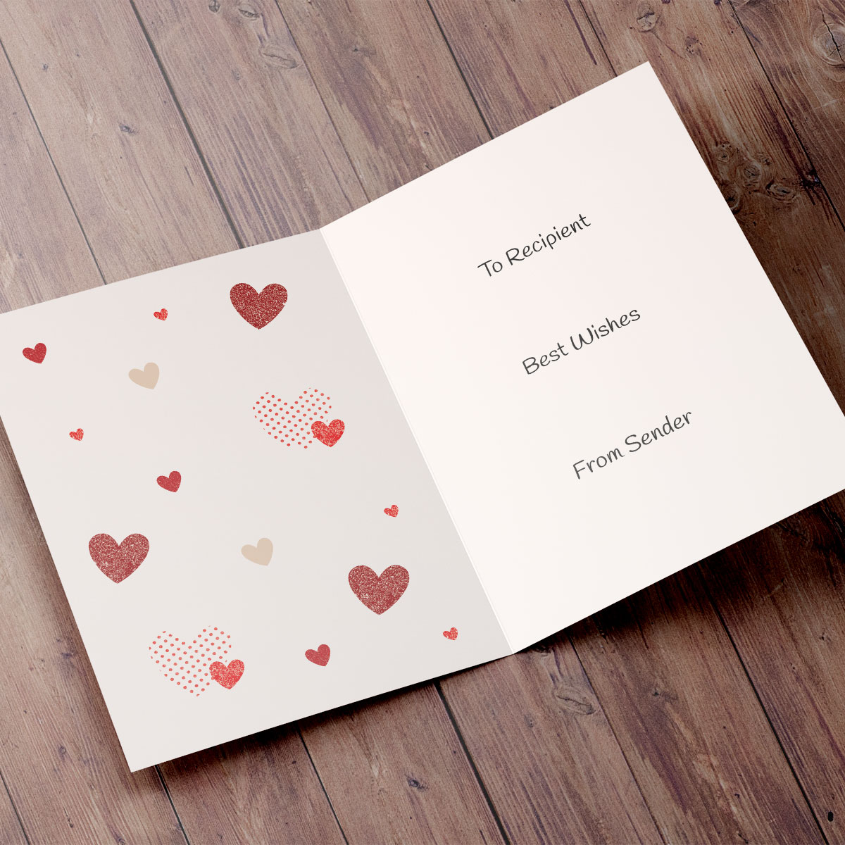 Personalised Valentine's Card - For The Best Wife