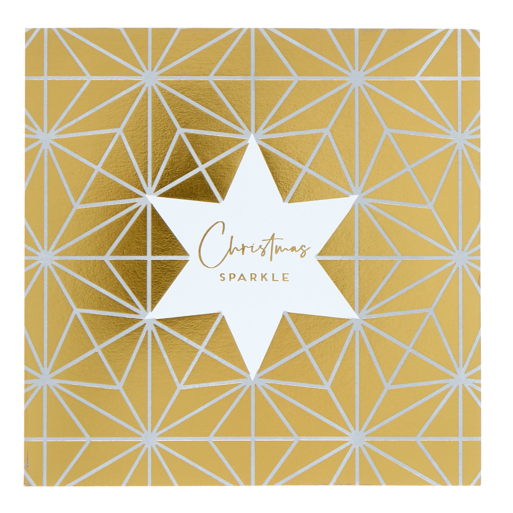 16 Charity Christmas Cards - Classic Gold Star (2 Designs)
