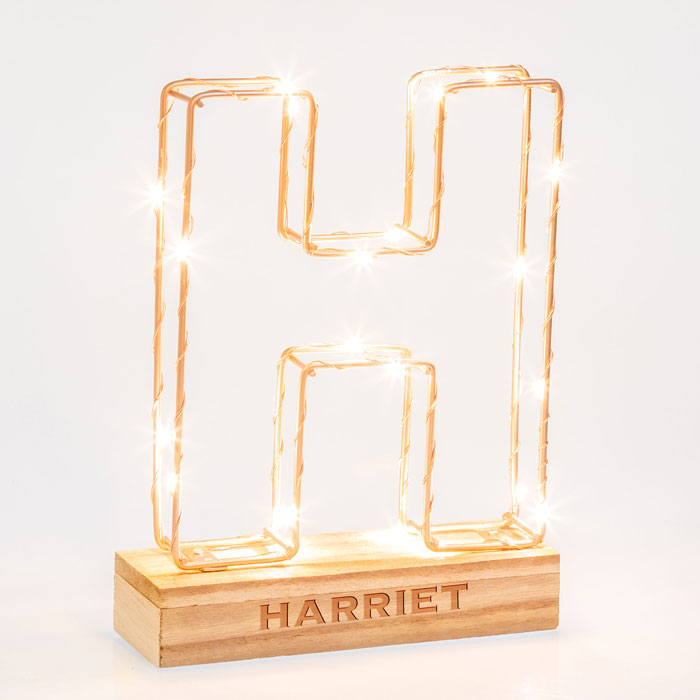 Personalised Lumi Letter Light