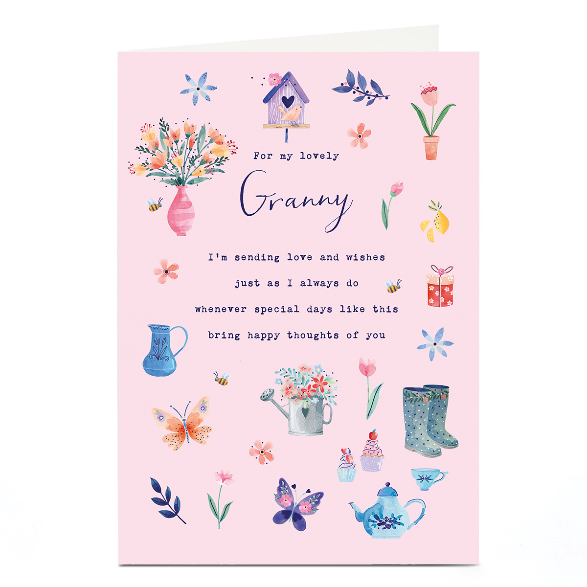 Photo Mother's Day Card - Gardening and Flowers, Granny