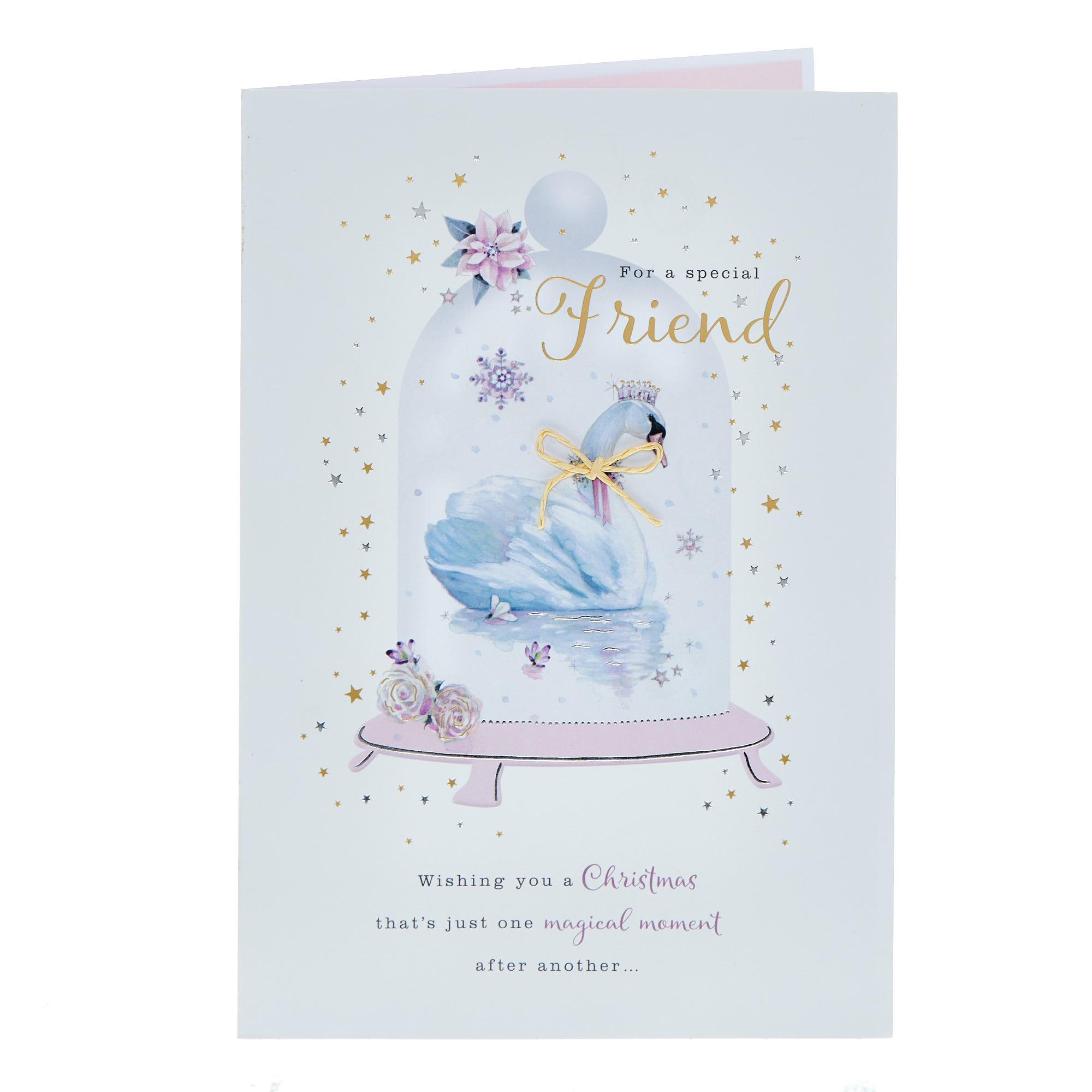 For a Special Friend Cloche Christmas Card