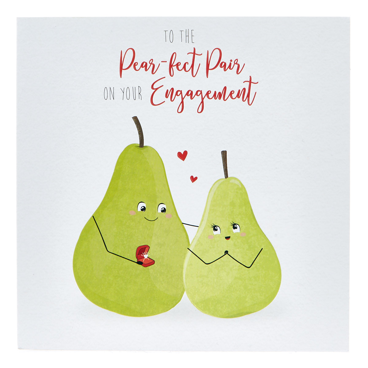 Engagement Cards - Pear-Fect Pair 