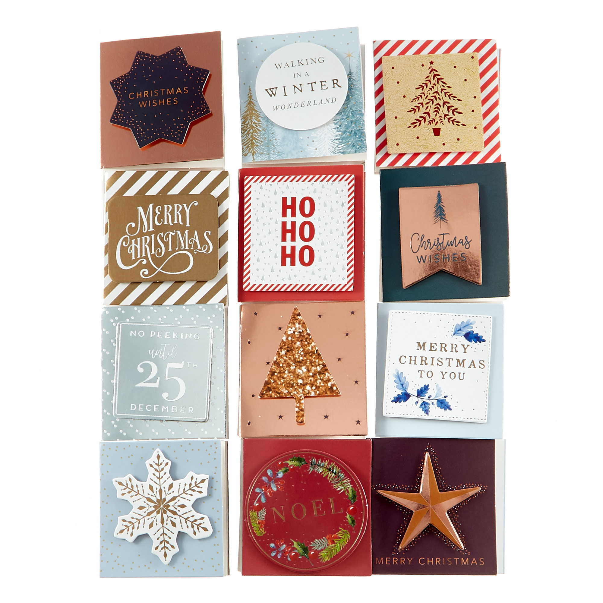 Handcrafted Traditional Christmas Gift Tags - Pack Of 24