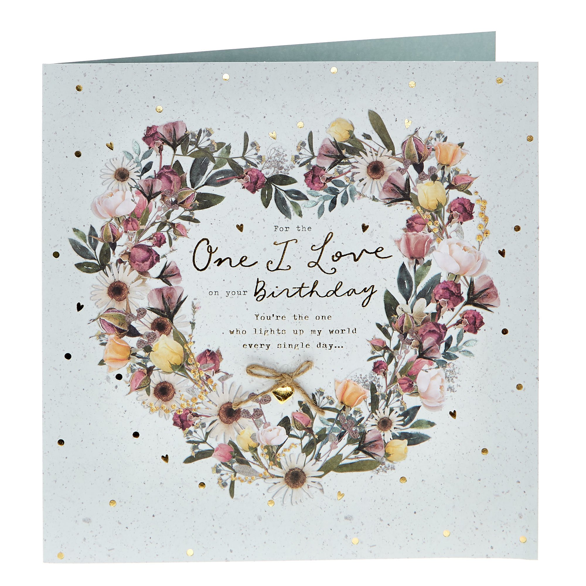Luxury Boxed Birthday Card - For The One I Love