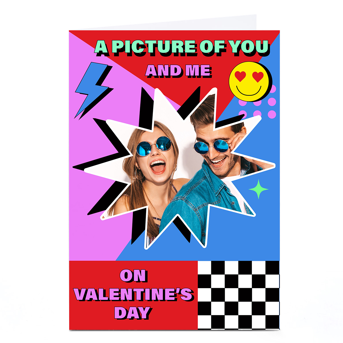 Photo Valentines Day Card - A Picture Of You And Me Pop Art
